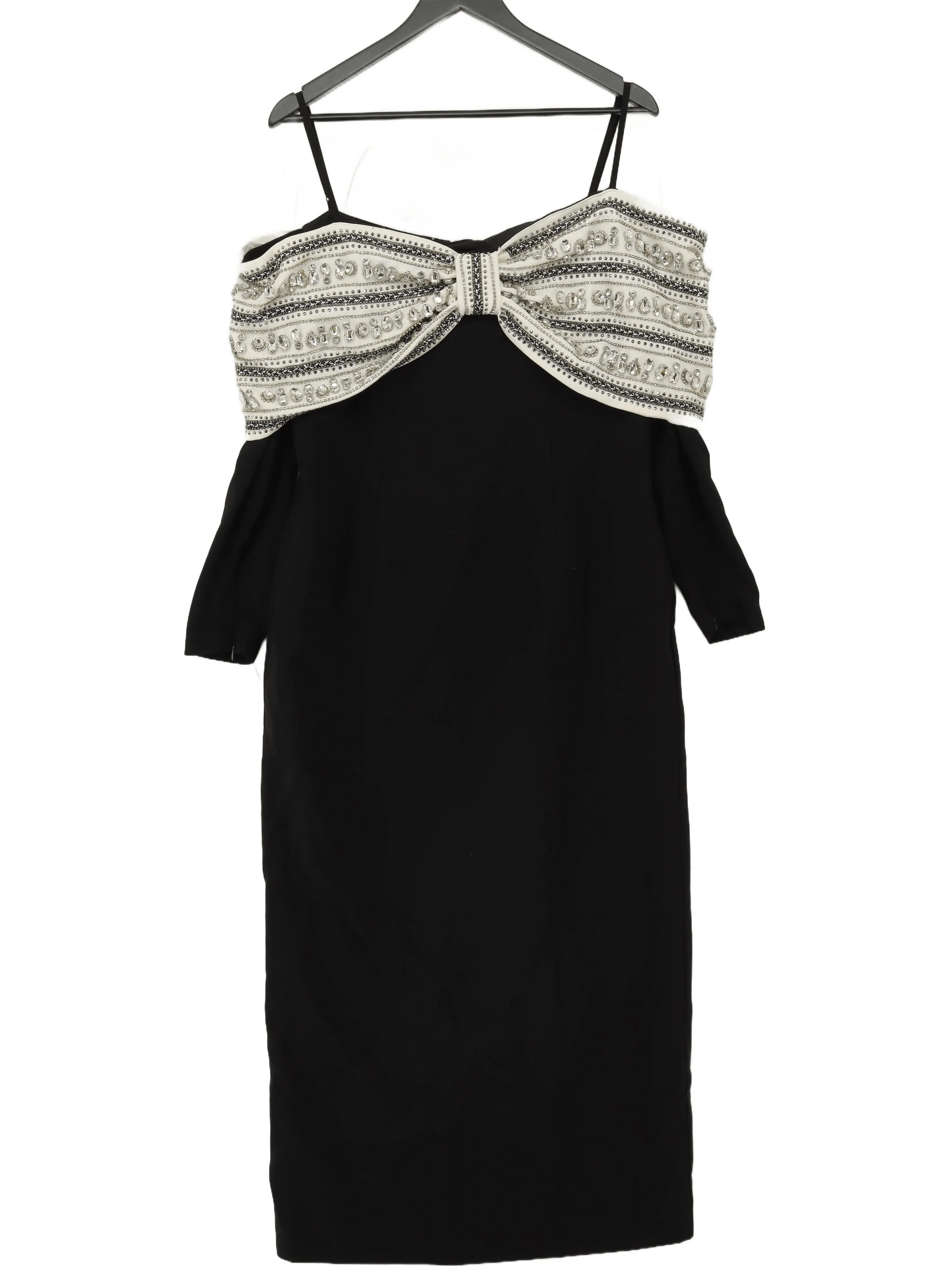 Karen Millen Bodycon Midi Dress in Black RRP £369