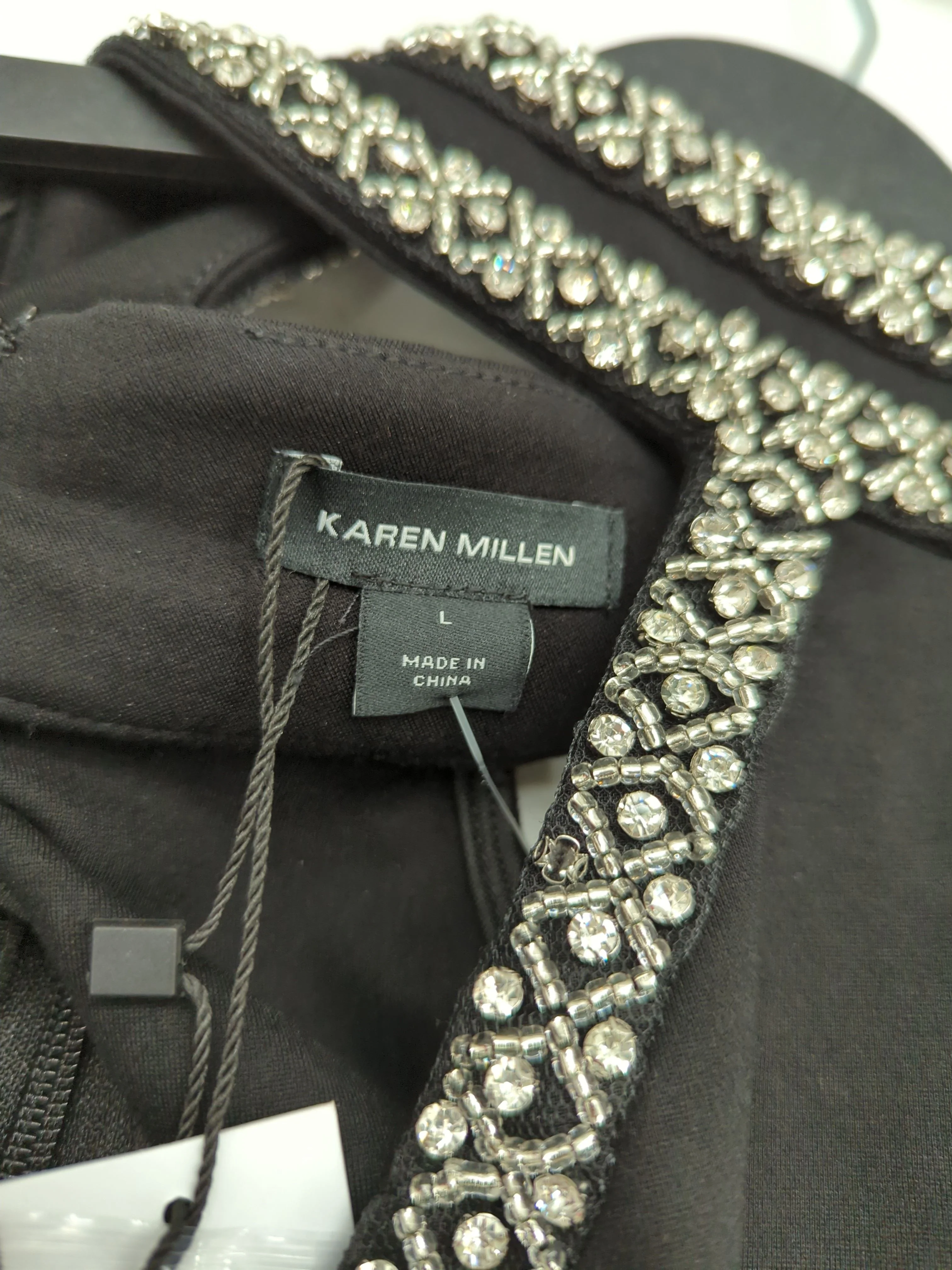 Karen Millen Bodycon Midi Dress L in Black RRP £189 - Image 7