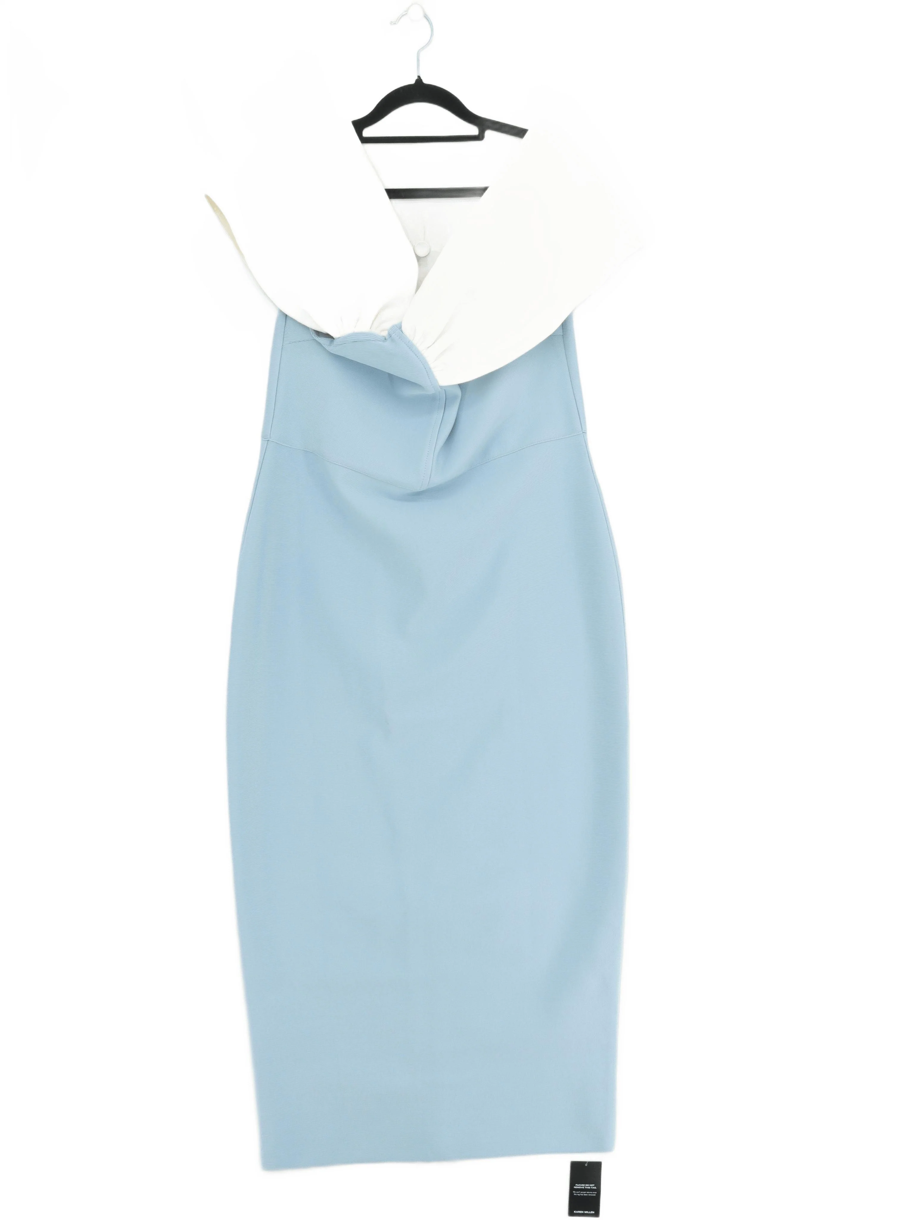 Karen Millen Bodycon Midi Dress L in Blue RRP £119