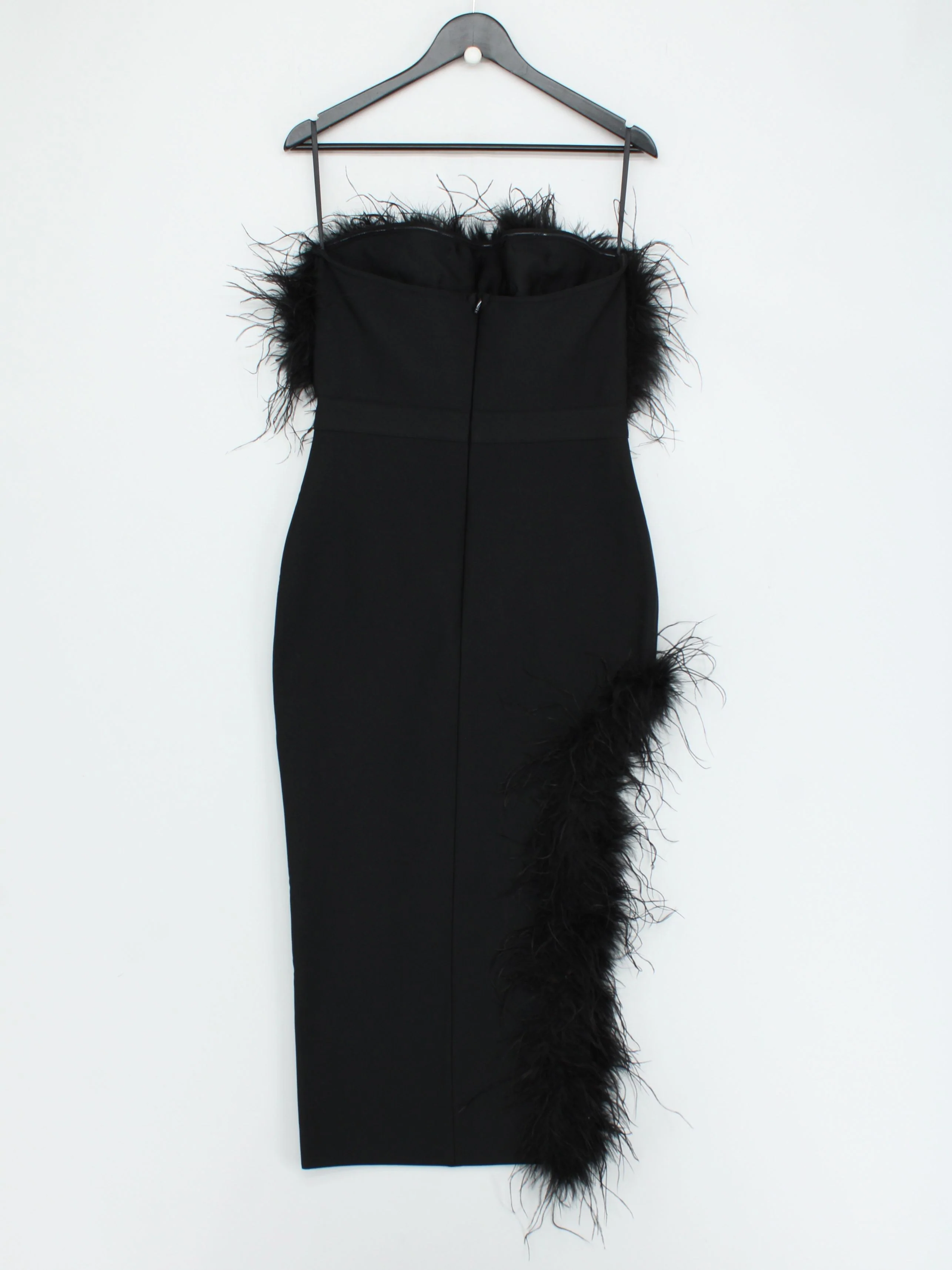 Karen Millen Bodycon Midi Dress M in Black RRP £179 - Image 3