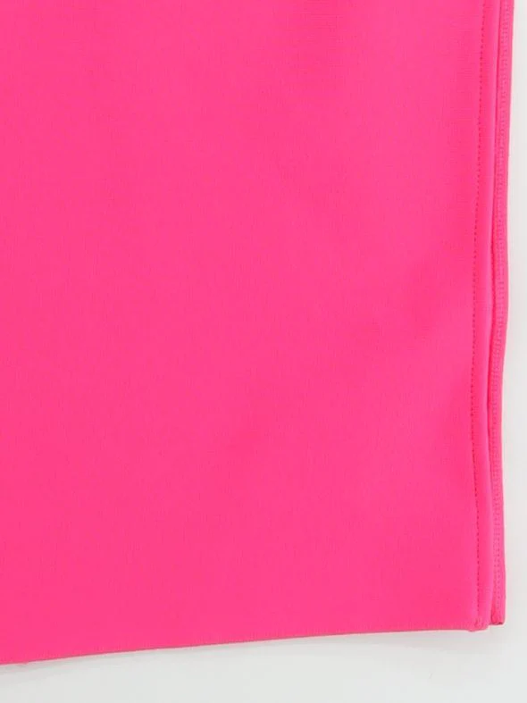 Karen Millen Bodycon Midi Dress M in Pink RRP £139 - Image 4