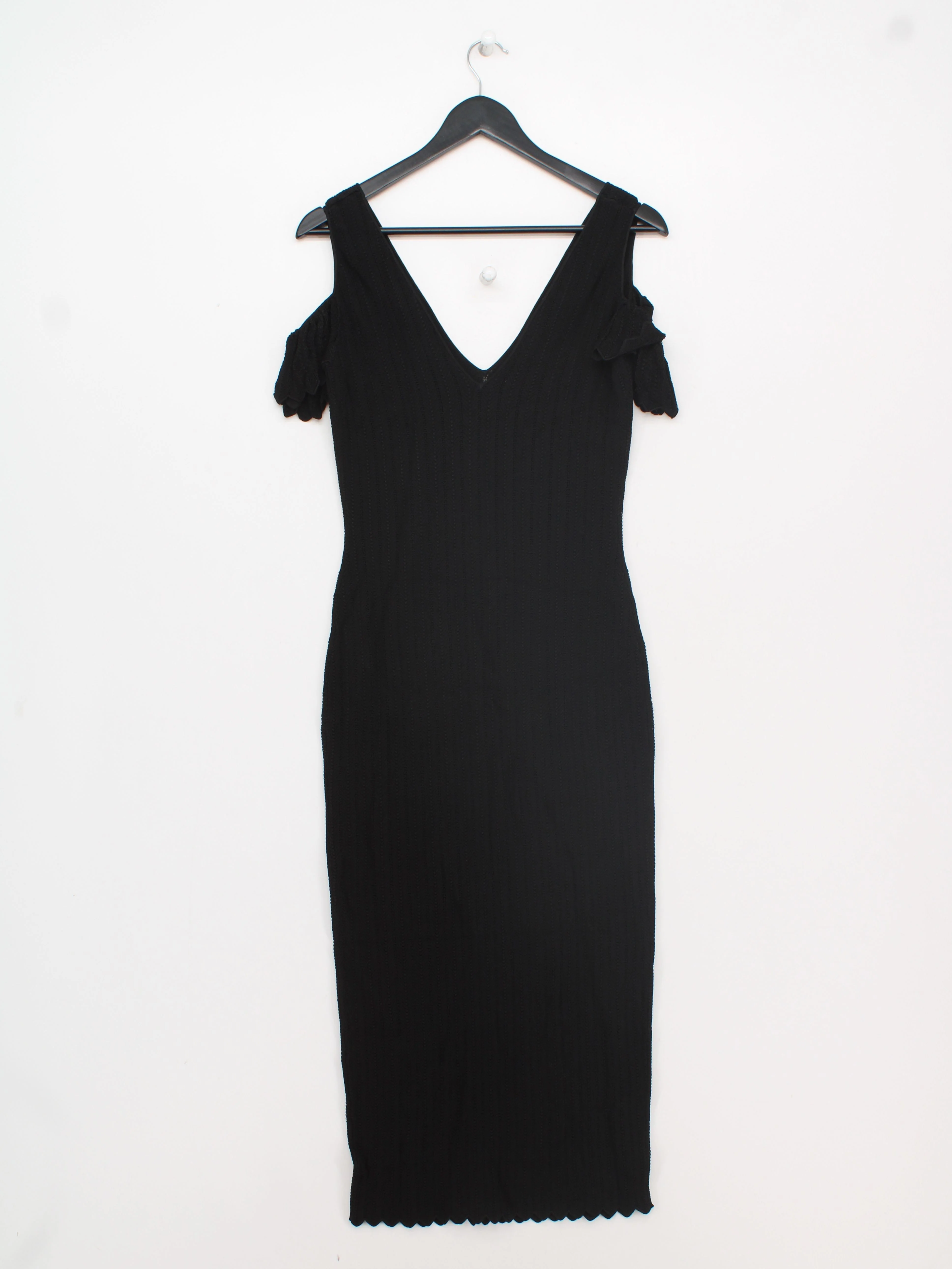 Karen Millen Bodycon Midi Dress S in Black RRP £109 - Image 2