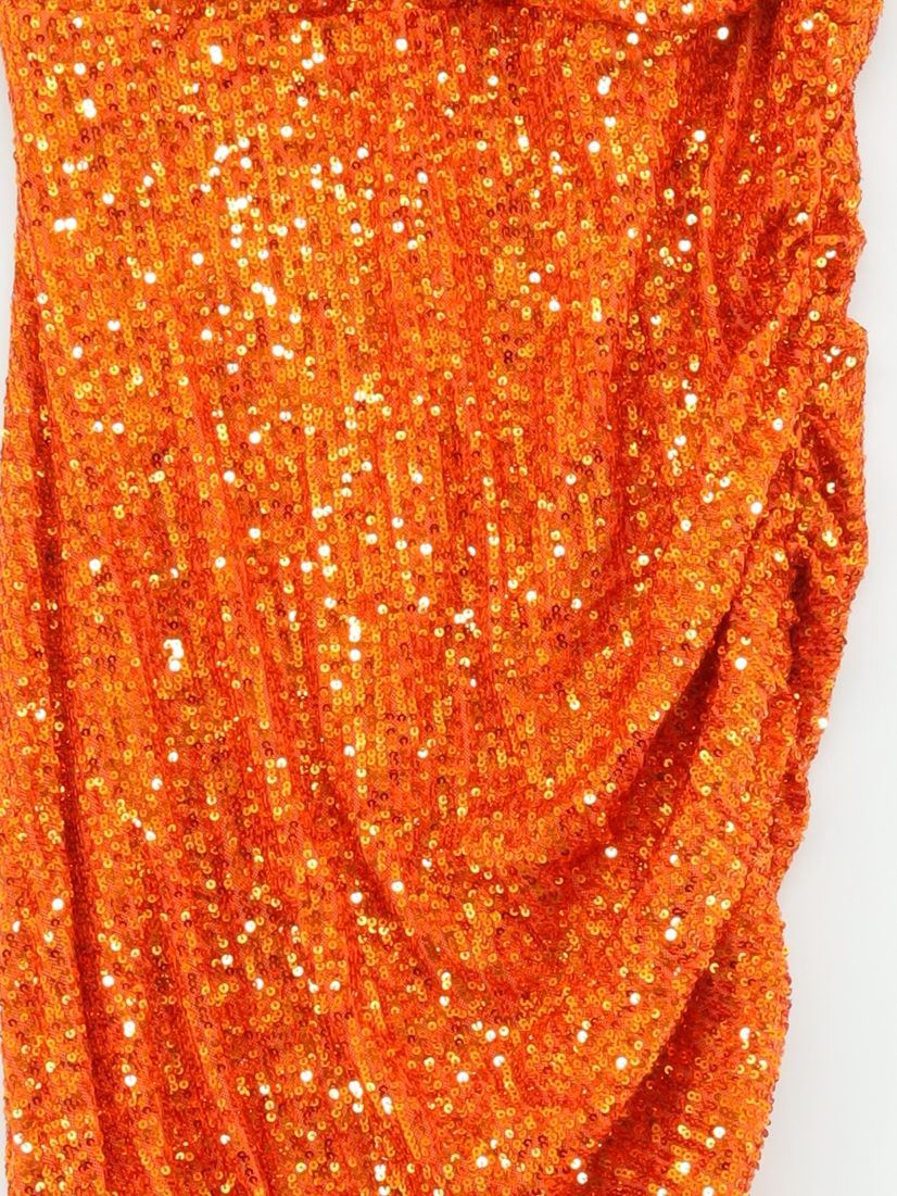 Karen Millen Bodycon Midi Dress S in Orange RRP £129 - Image 4