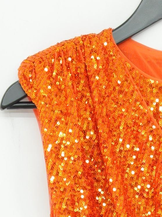 Karen Millen Bodycon Midi Dress S in Orange RRP £129 - Image 5