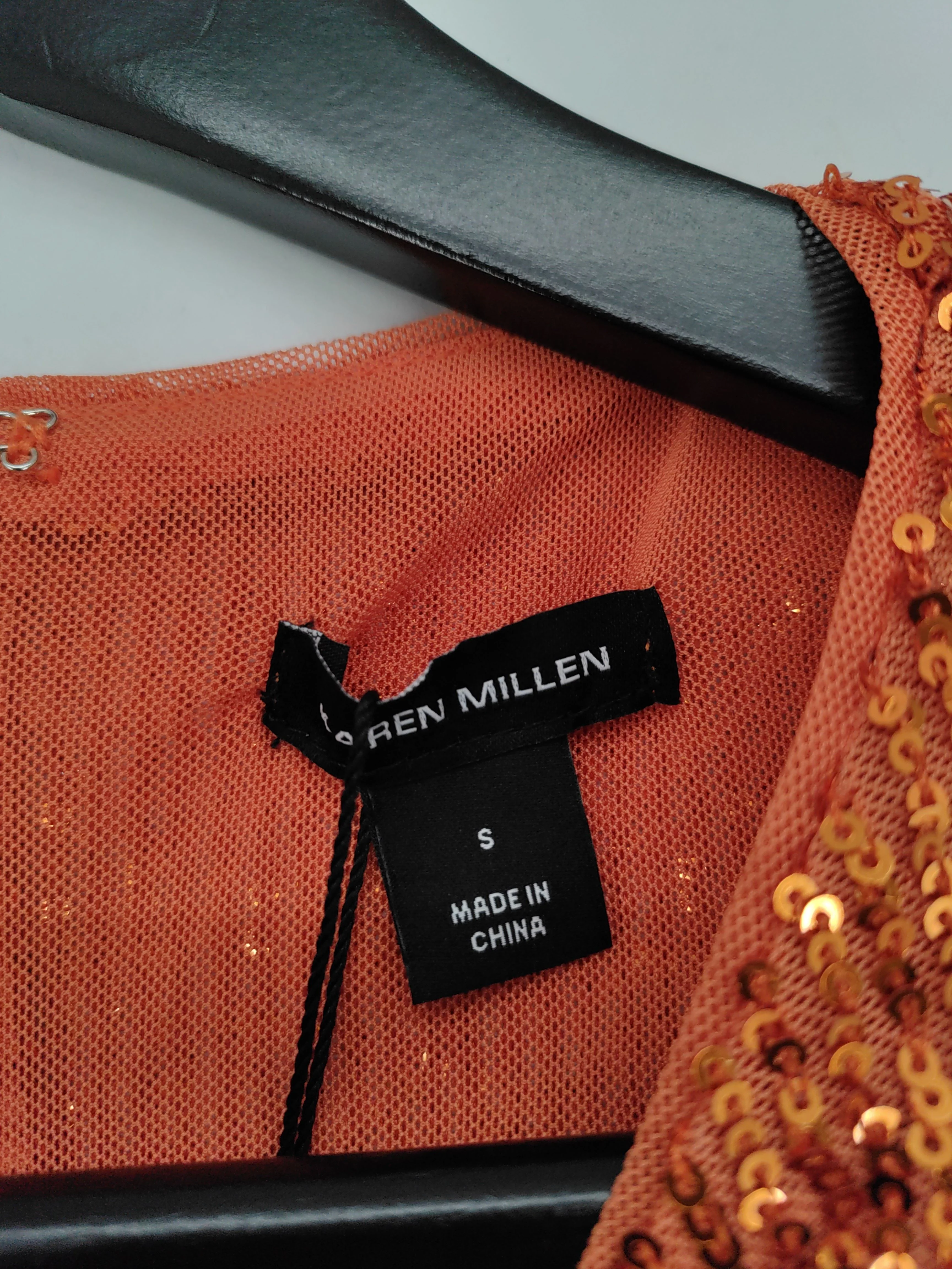 Karen Millen Bodycon Midi Dress S in Orange RRP £129 - Image 6