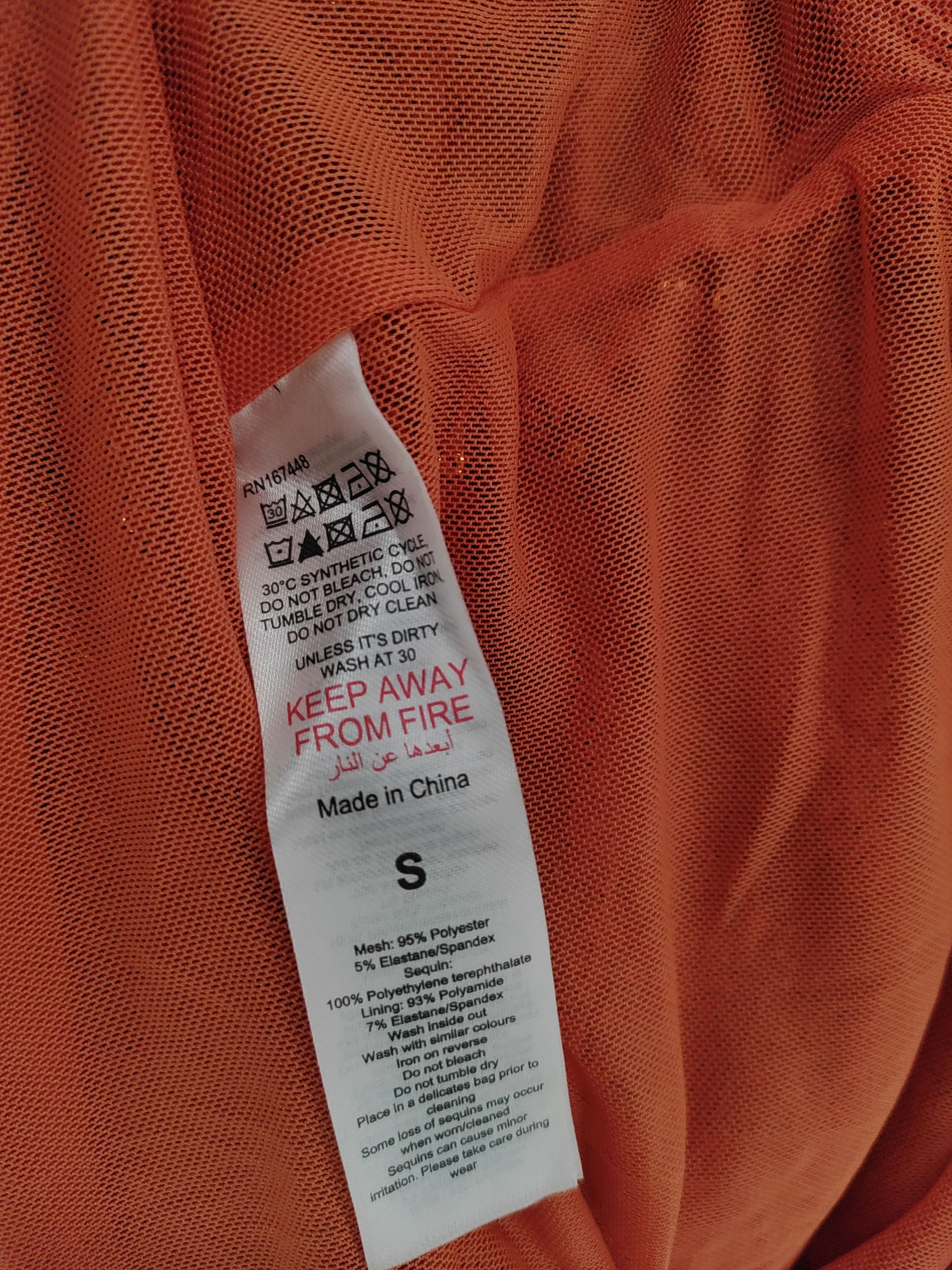 Karen Millen Bodycon Midi Dress S in Orange RRP £129 - Image 7