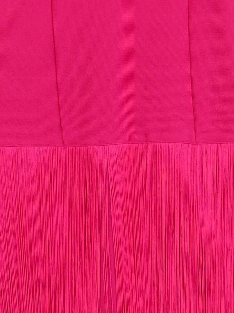Karen Millen Bodycon Midi Dress S in Pink RRP £119 - Image 3