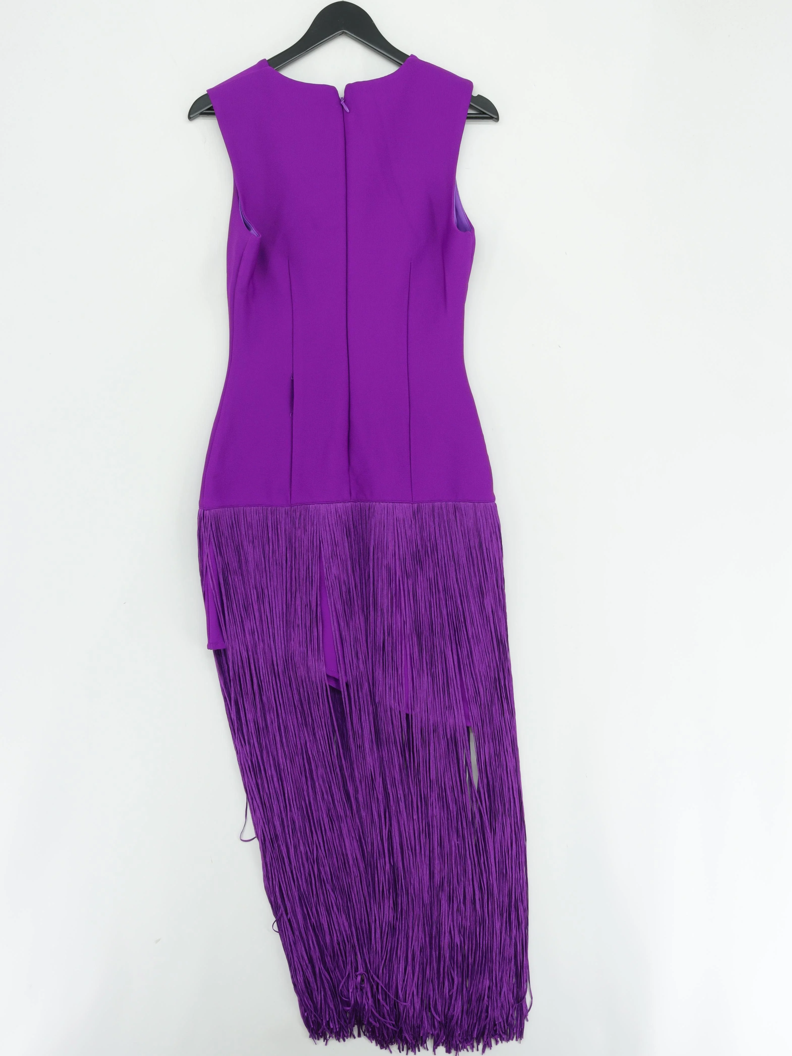 Karen Millen Bodycon Midi Dress S in Purple RRP £119 - Image 2