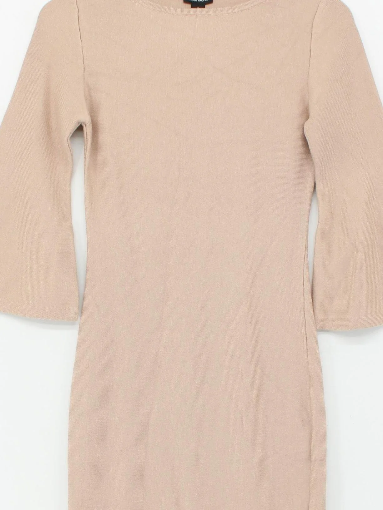 Karen Millen Bodycon Midi Dress S in Tan - Image 3