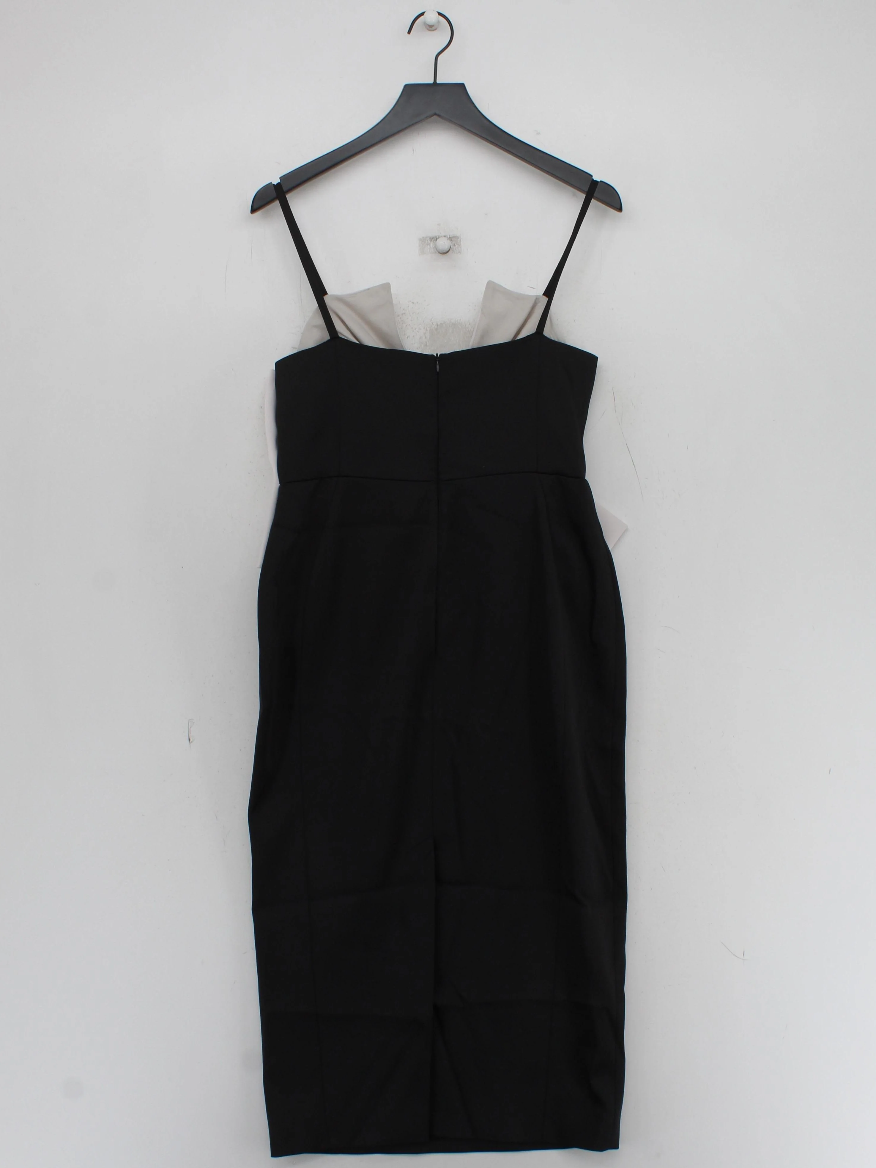 Karen Millen Bodycon Midi Dress UK10 in Black RRP £229 - Image 2