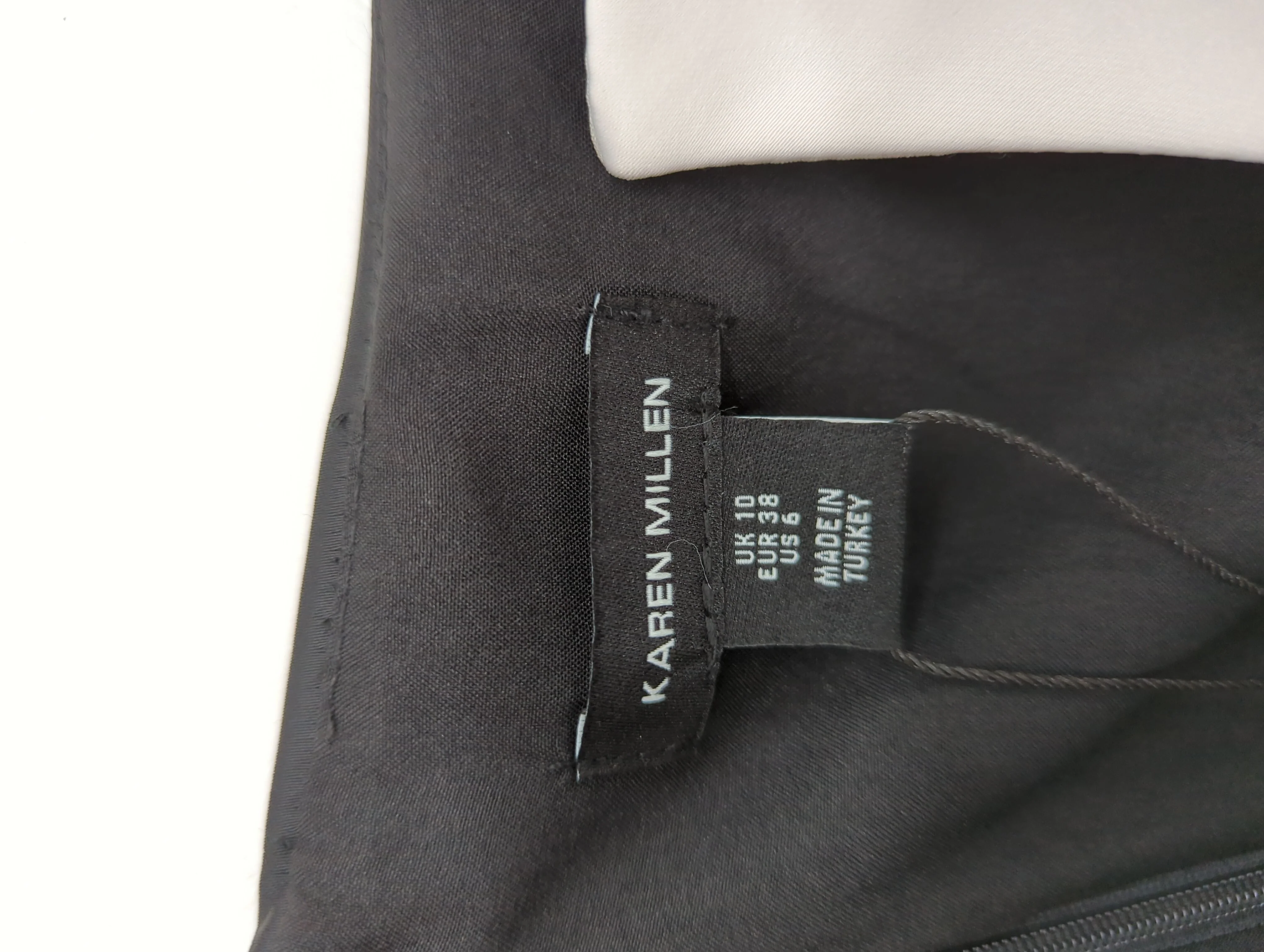 Karen Millen Bodycon Midi Dress UK10 in Black RRP £229 - Image 7