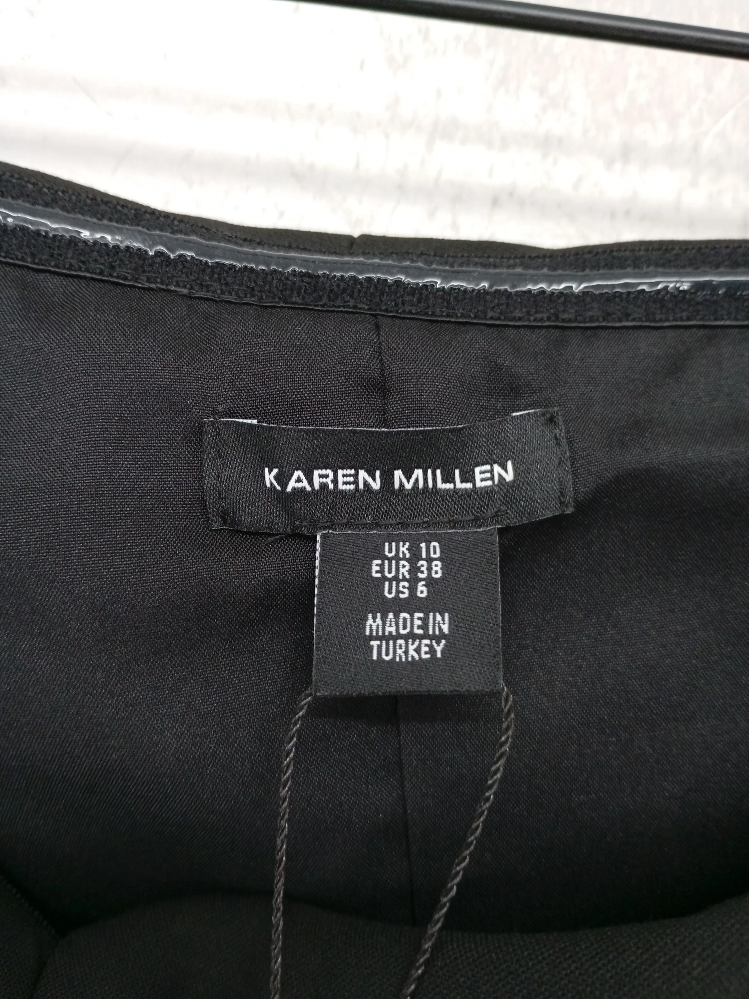 Karen Millen Bodycon Midi Dress UK10 in Black RRP £229 - Image 5