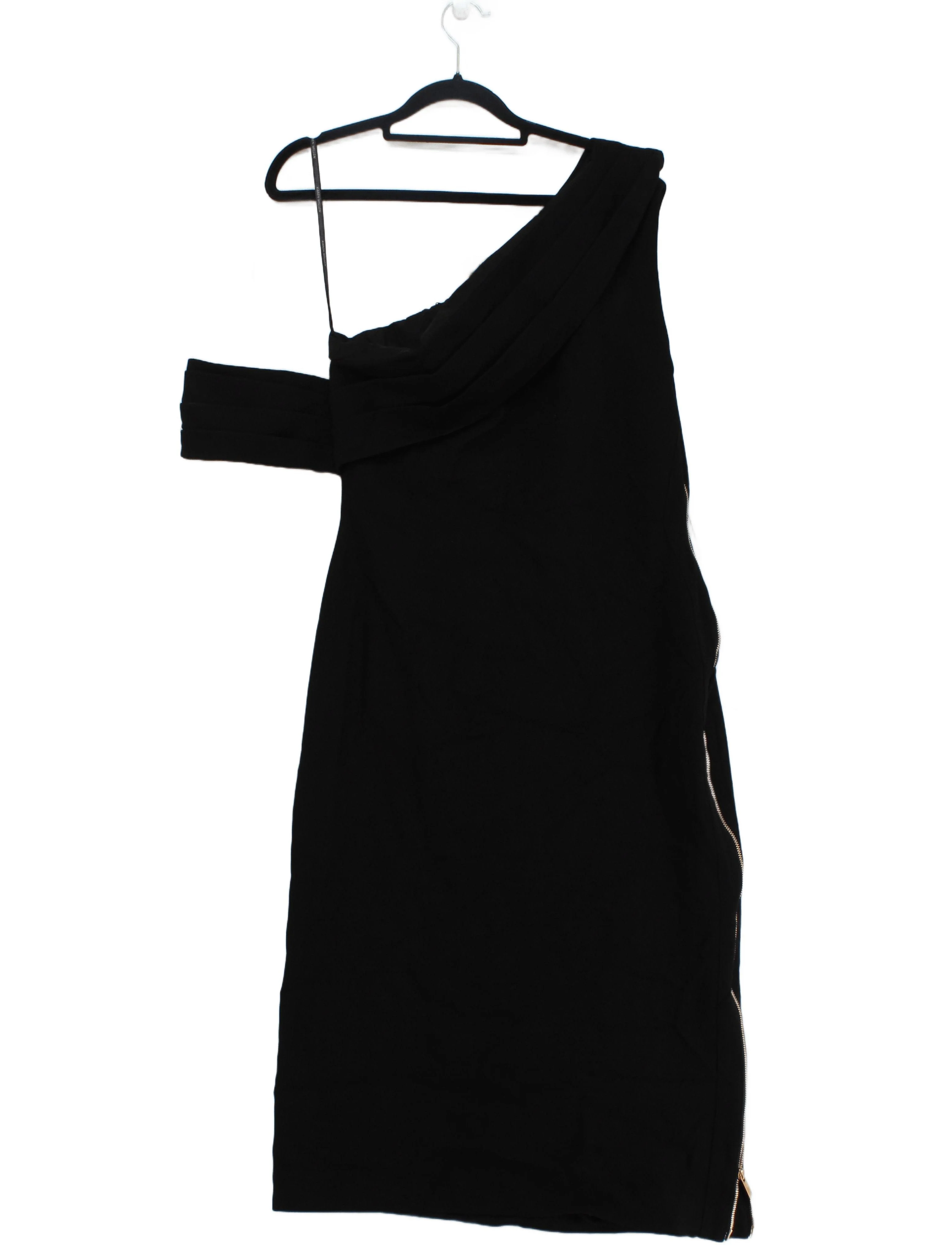 Karen Millen Bodycon Midi Dress UK10 in Black RRP £229