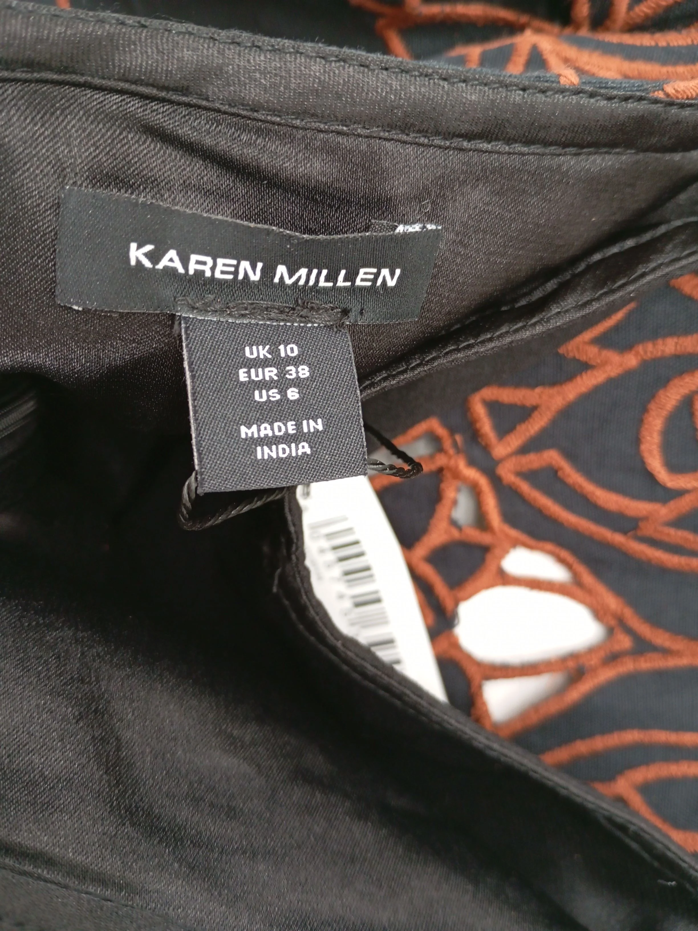 Karen Millen Bodycon Midi Dress UK10 in Black RRP £269 - Image 6