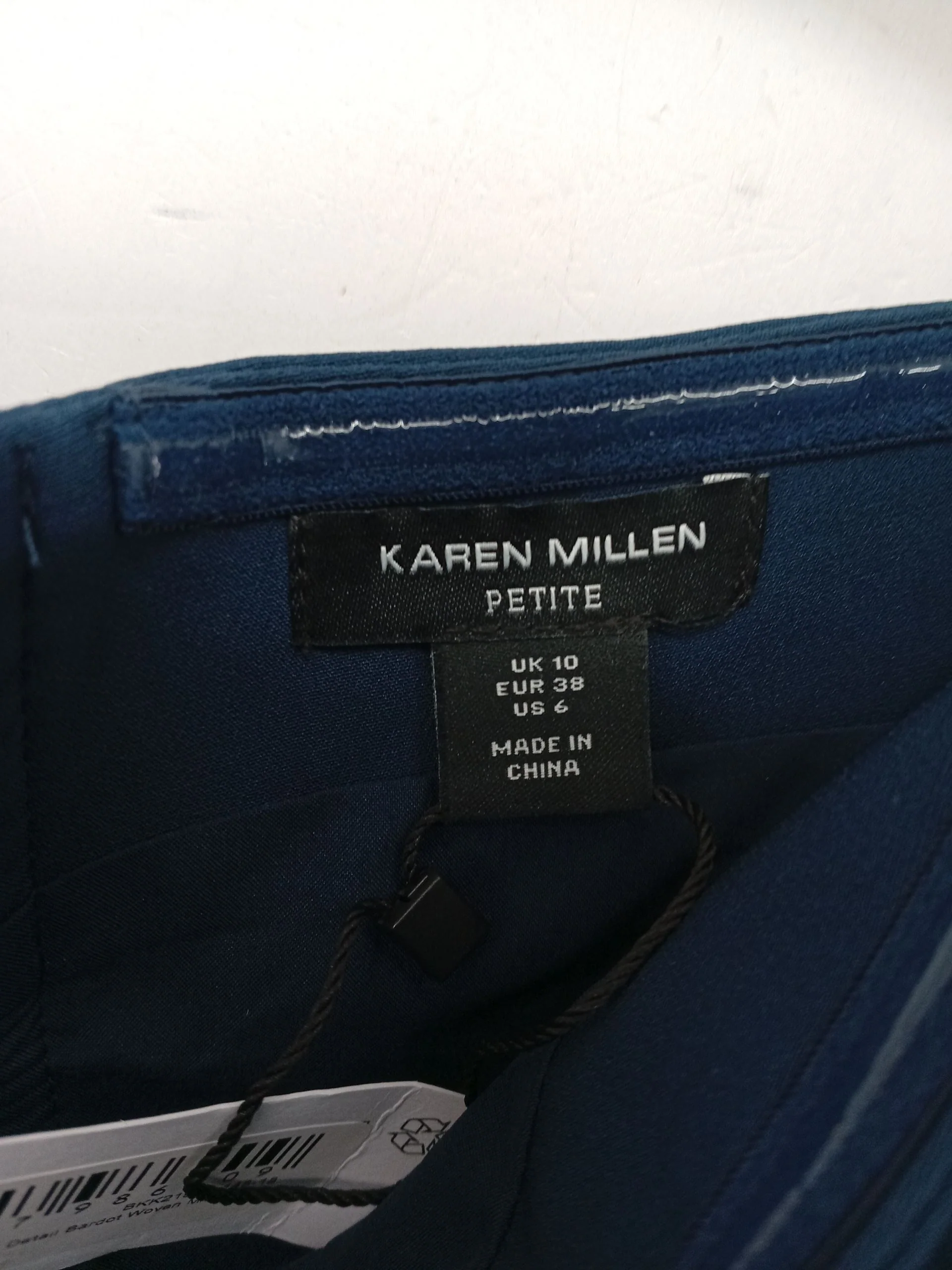 Karen Millen Bodycon Midi Dress UK10 in Blue RRP £379 - Image 6
