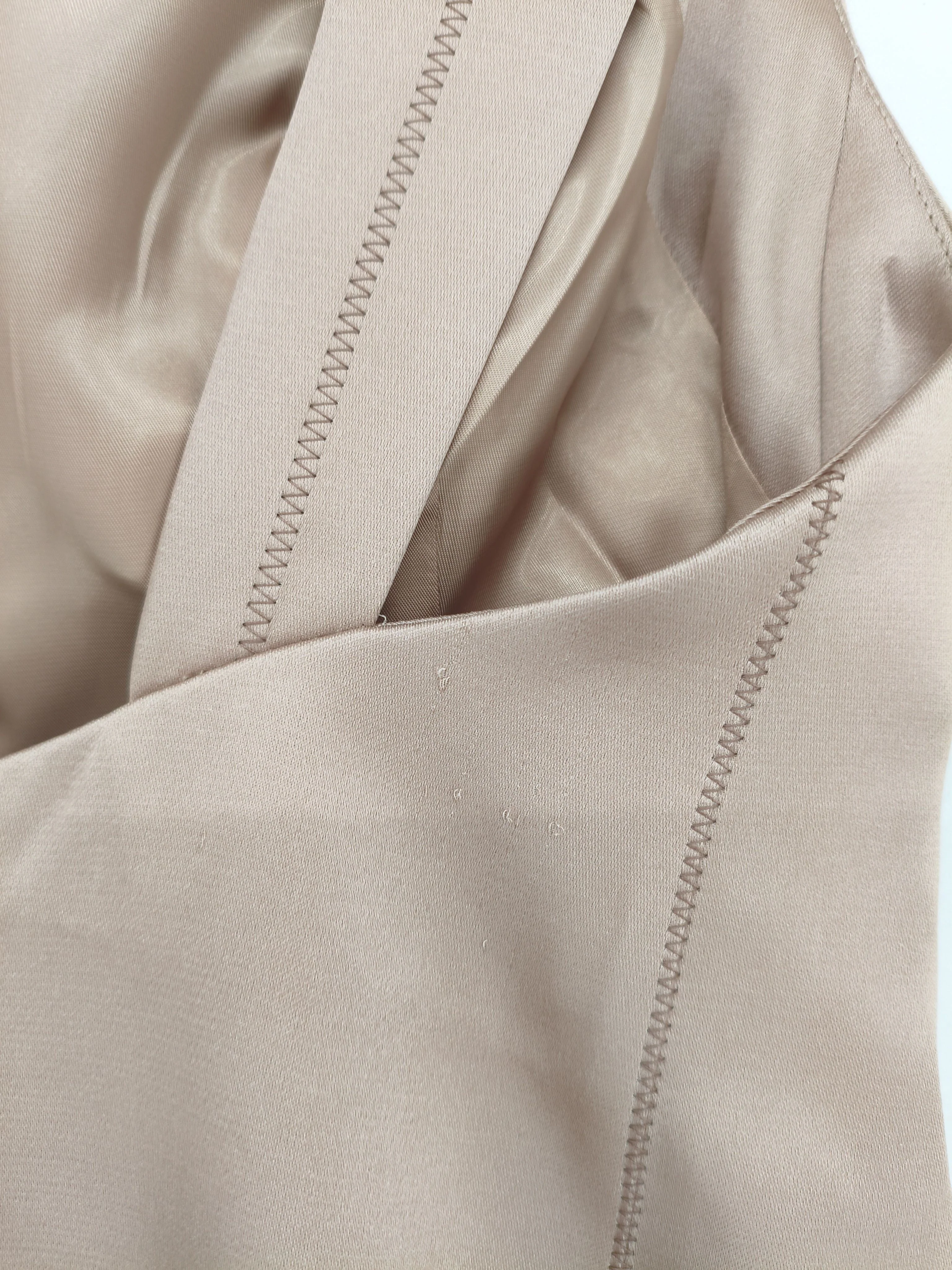 Karen Millen Bodycon Midi Dress UK10 in Cream RRP £279 - Image 5