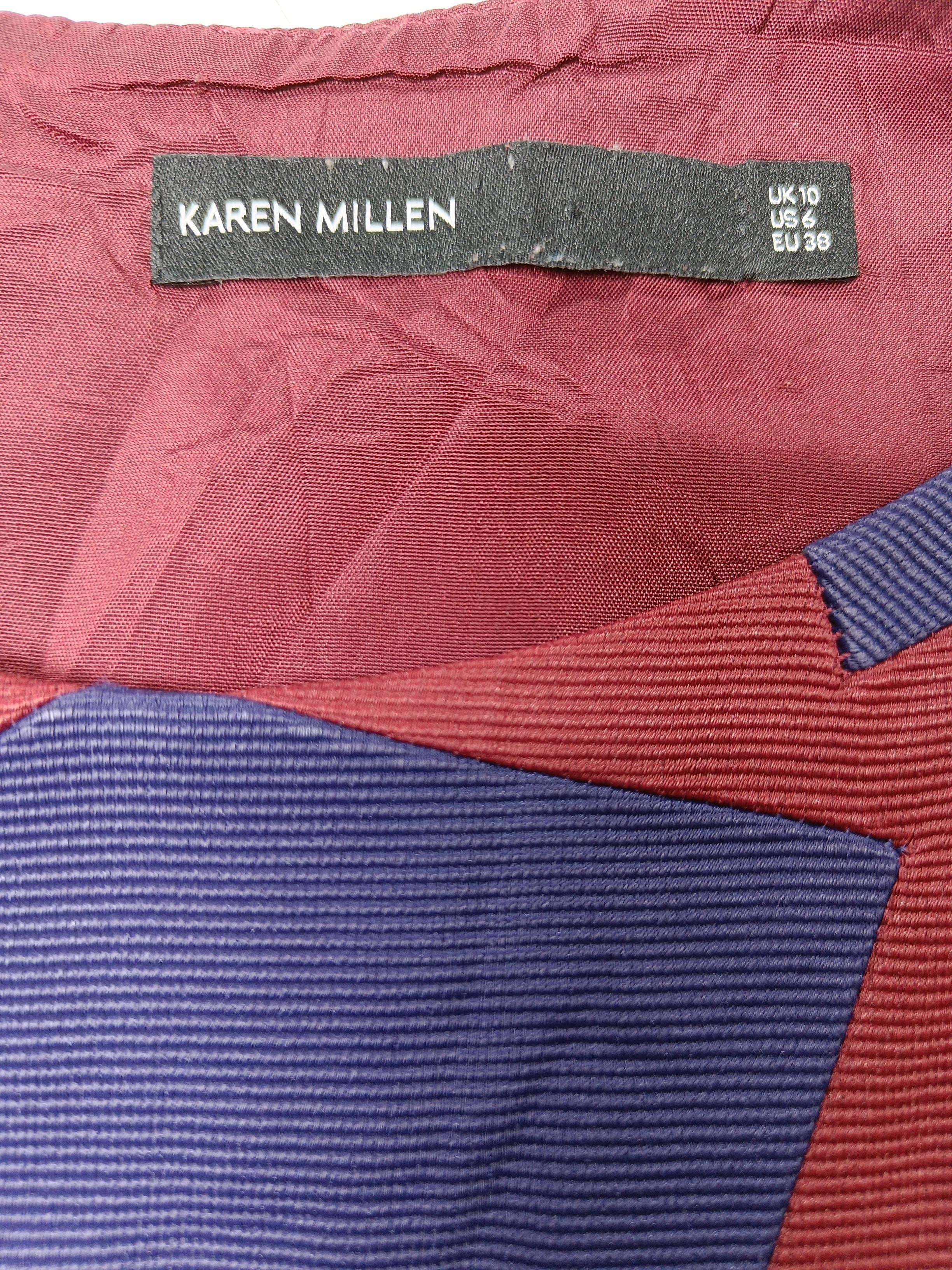Karen Millen Bodycon Midi Dress UK10 in Multi - Image 5