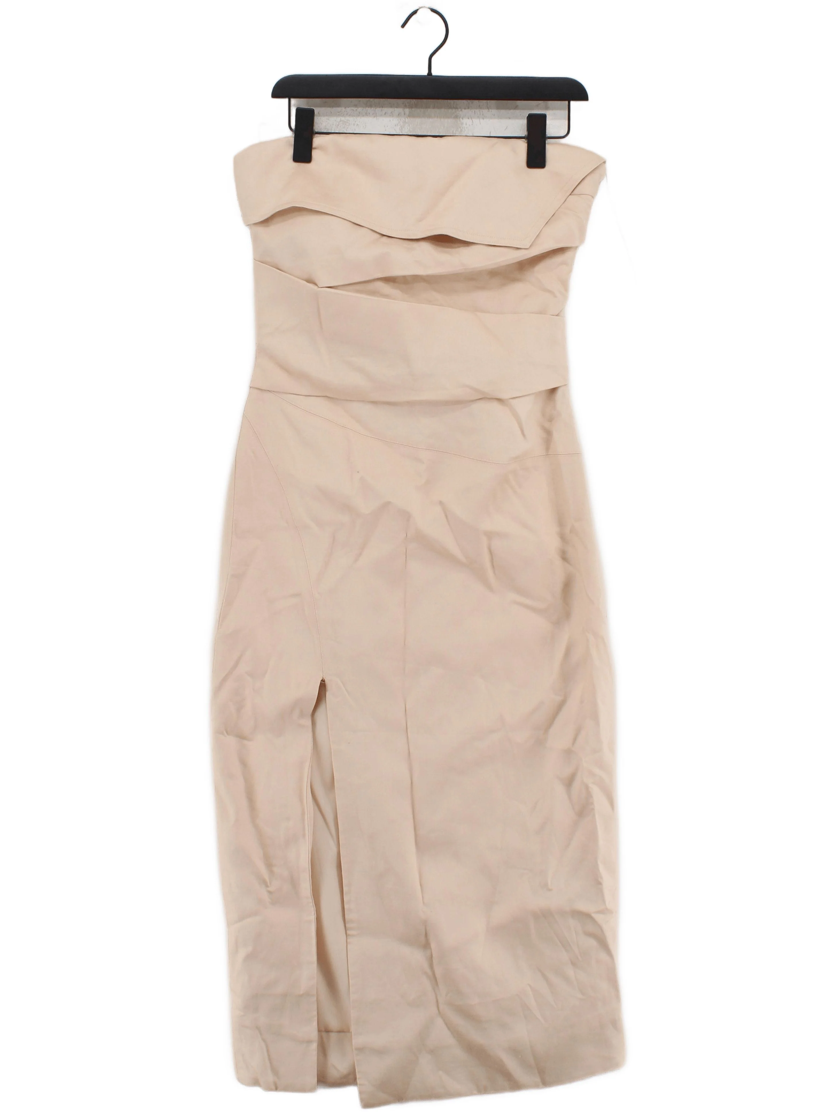 Karen Millen Bodycon Midi Dress UK10 in Pink RRP £219