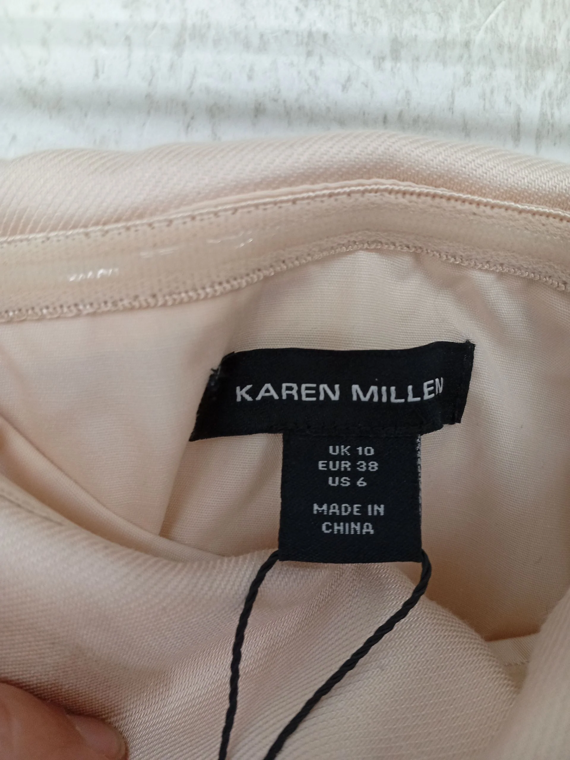 Karen Millen Bodycon Midi Dress UK10 in Pink RRP £219 - Image 6