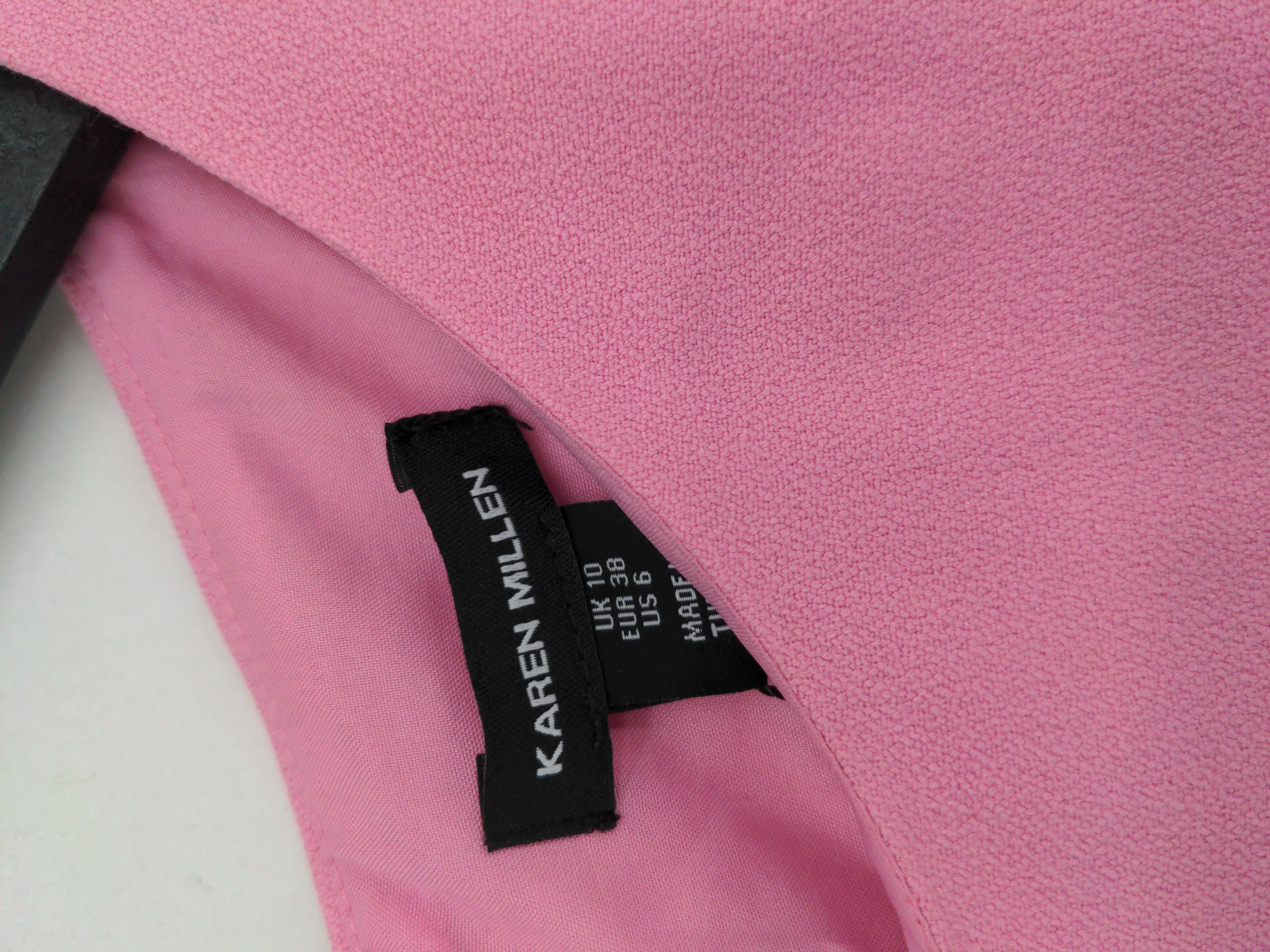 Karen Millen Bodycon Midi Dress UK10 in Pink RRP £229 - Image 6
