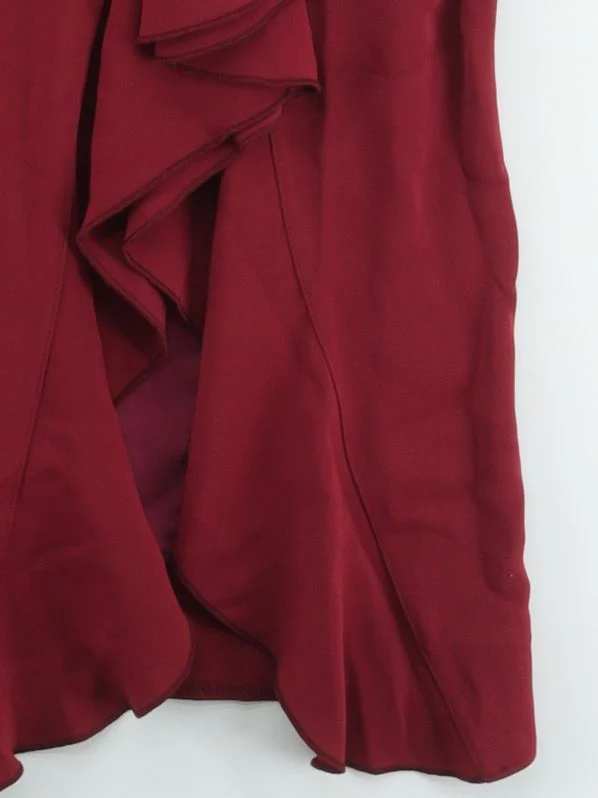 Karen Millen Bodycon Midi Dress UK10 in Red RRP £149 - Image 5
