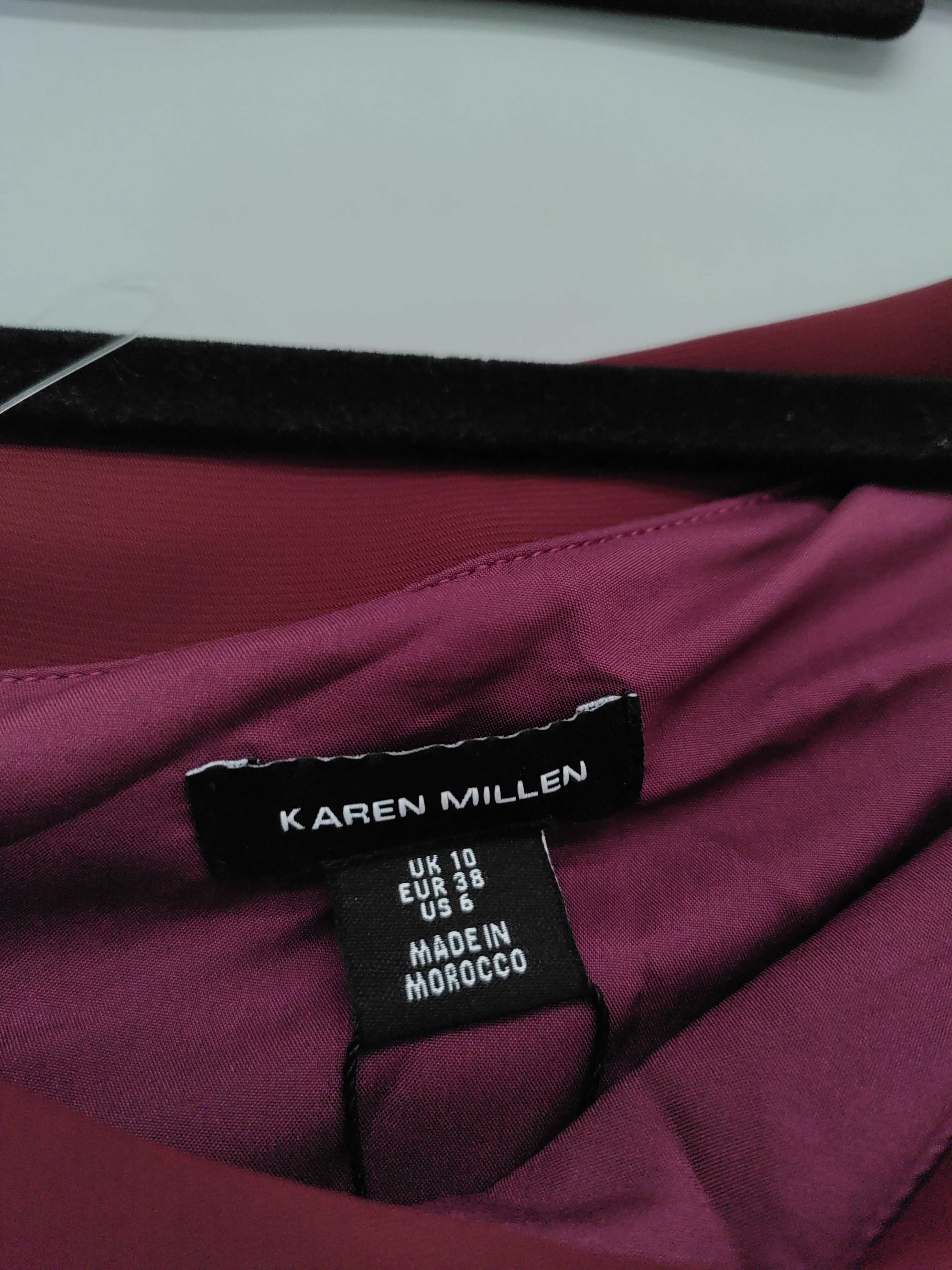 Karen Millen Bodycon Midi Dress UK10 in Red RRP £149 - Image 6