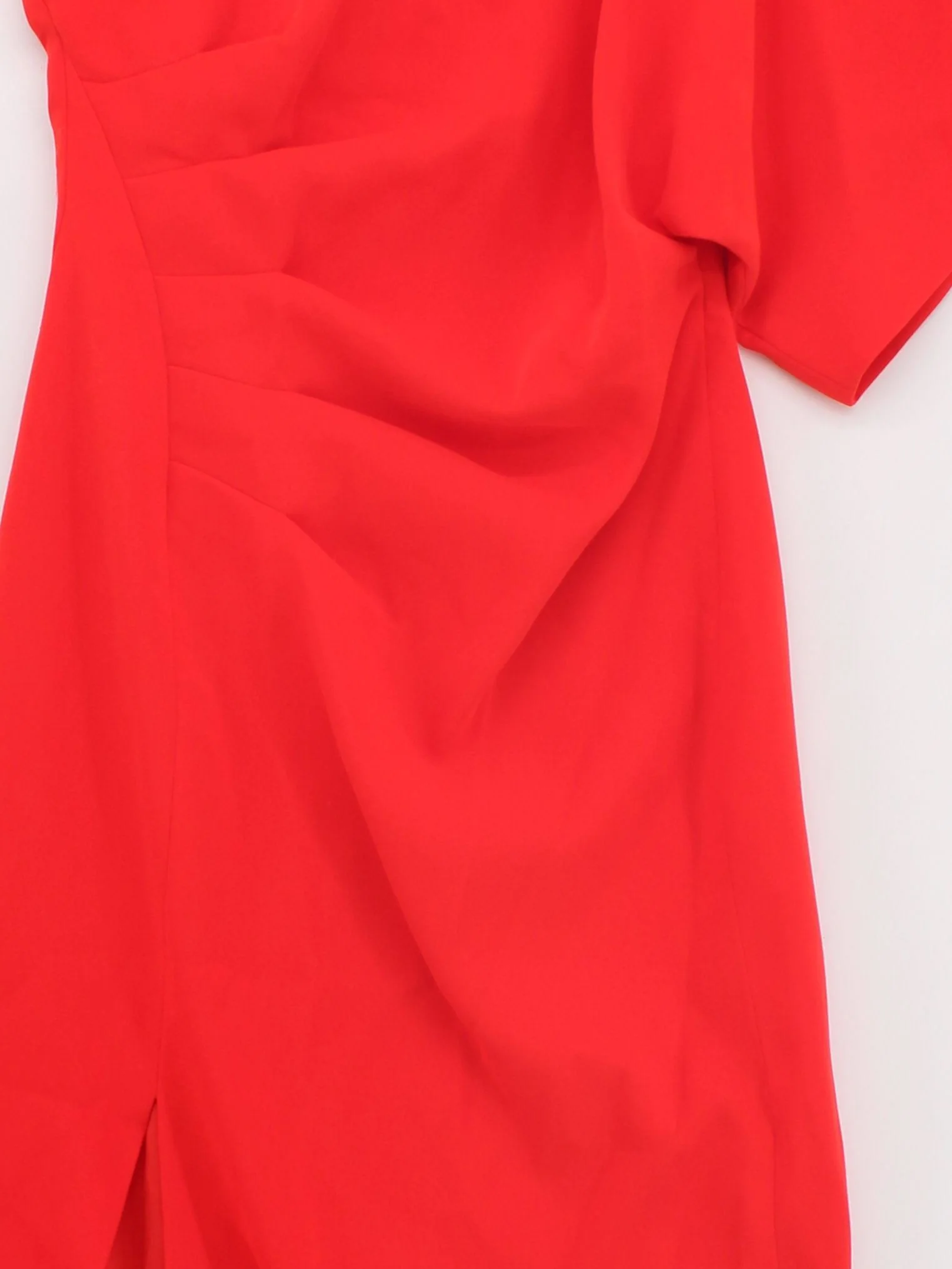 Karen Millen Bodycon Midi Dress UK10 in Red RRP £189 - Image 3