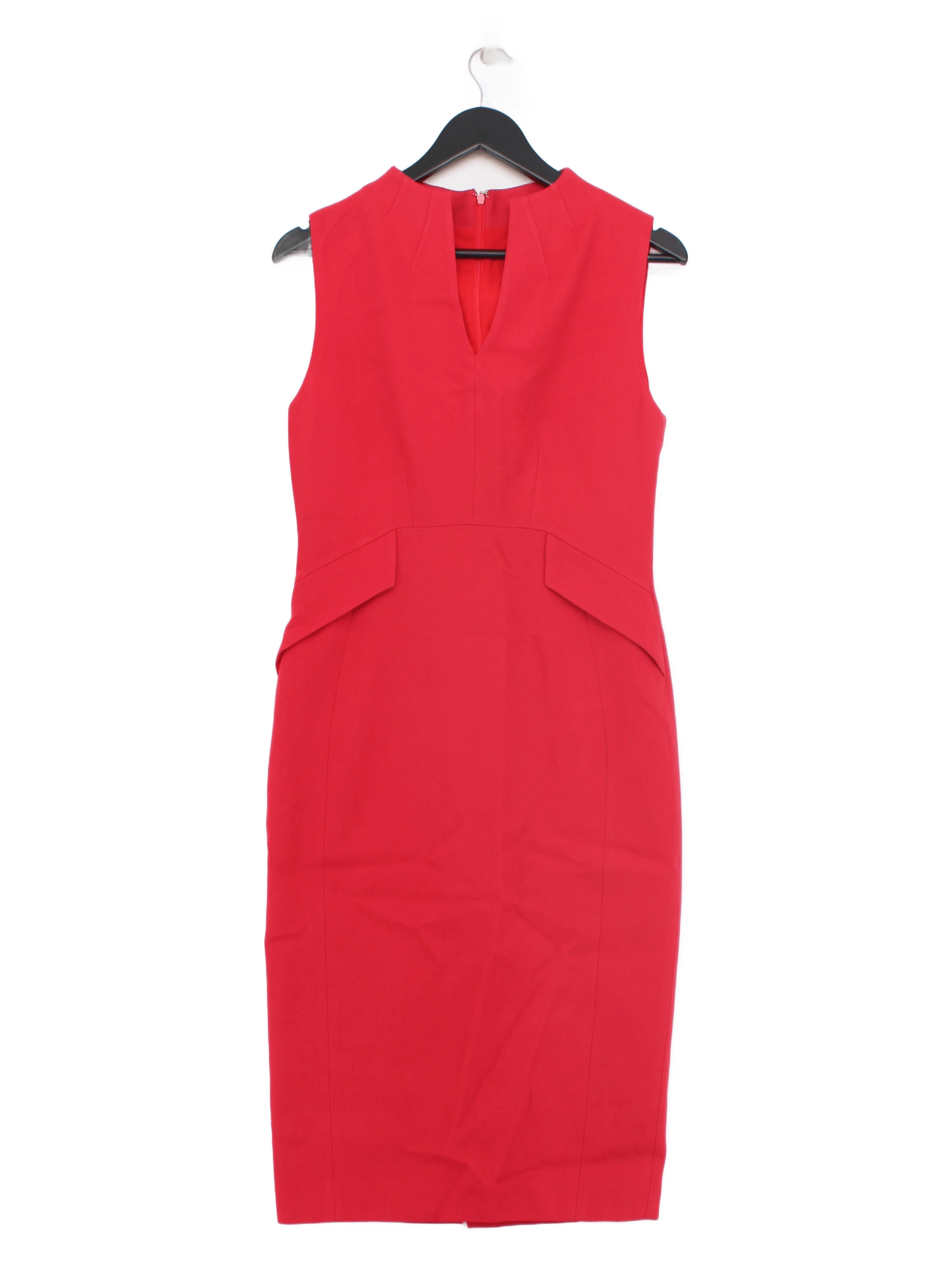Karen Millen Bodycon Midi Dress UK10 in Red RRP £199 - Image 2