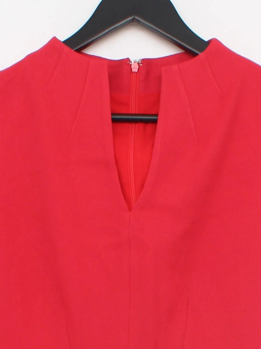 Karen Millen Bodycon Midi Dress UK10 in Red RRP £199 - Image 4