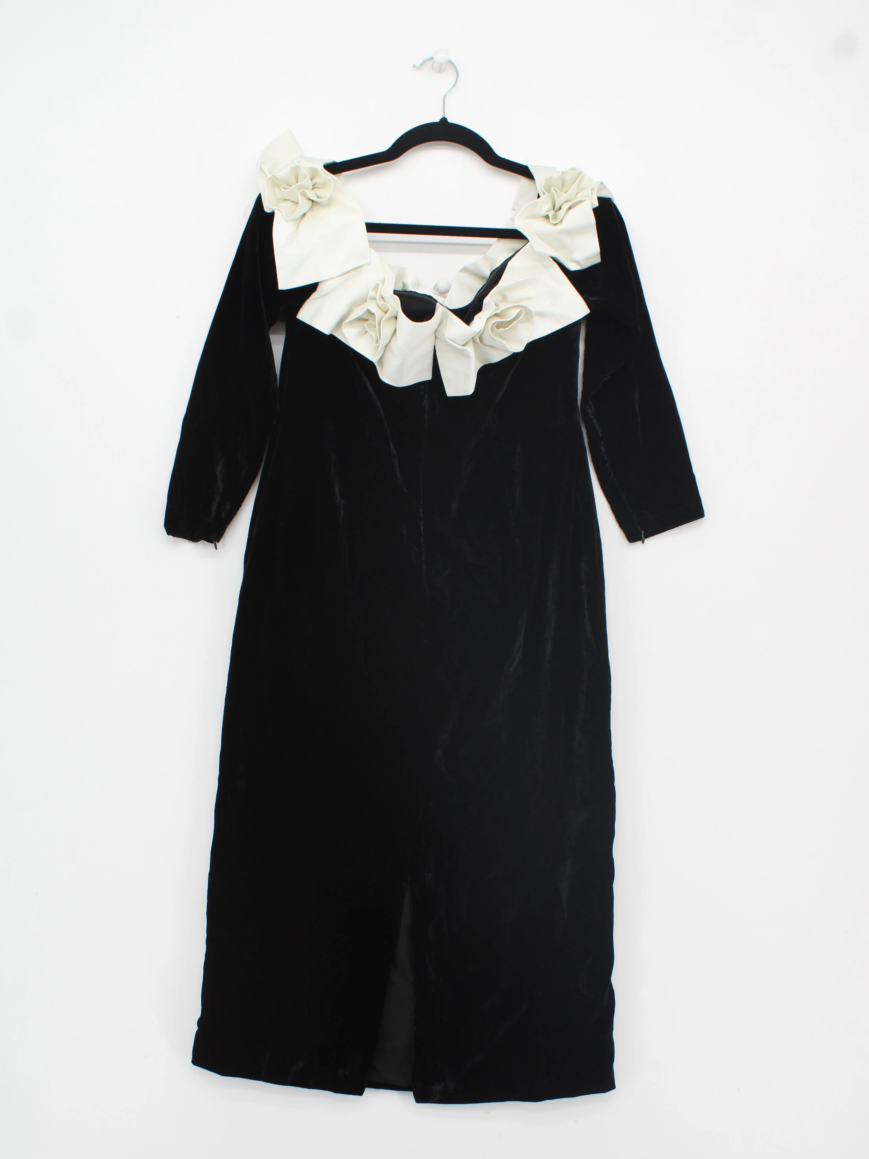 Karen Millen Bodycon Midi Dress UK12 in Black RRP £179 - Image 2