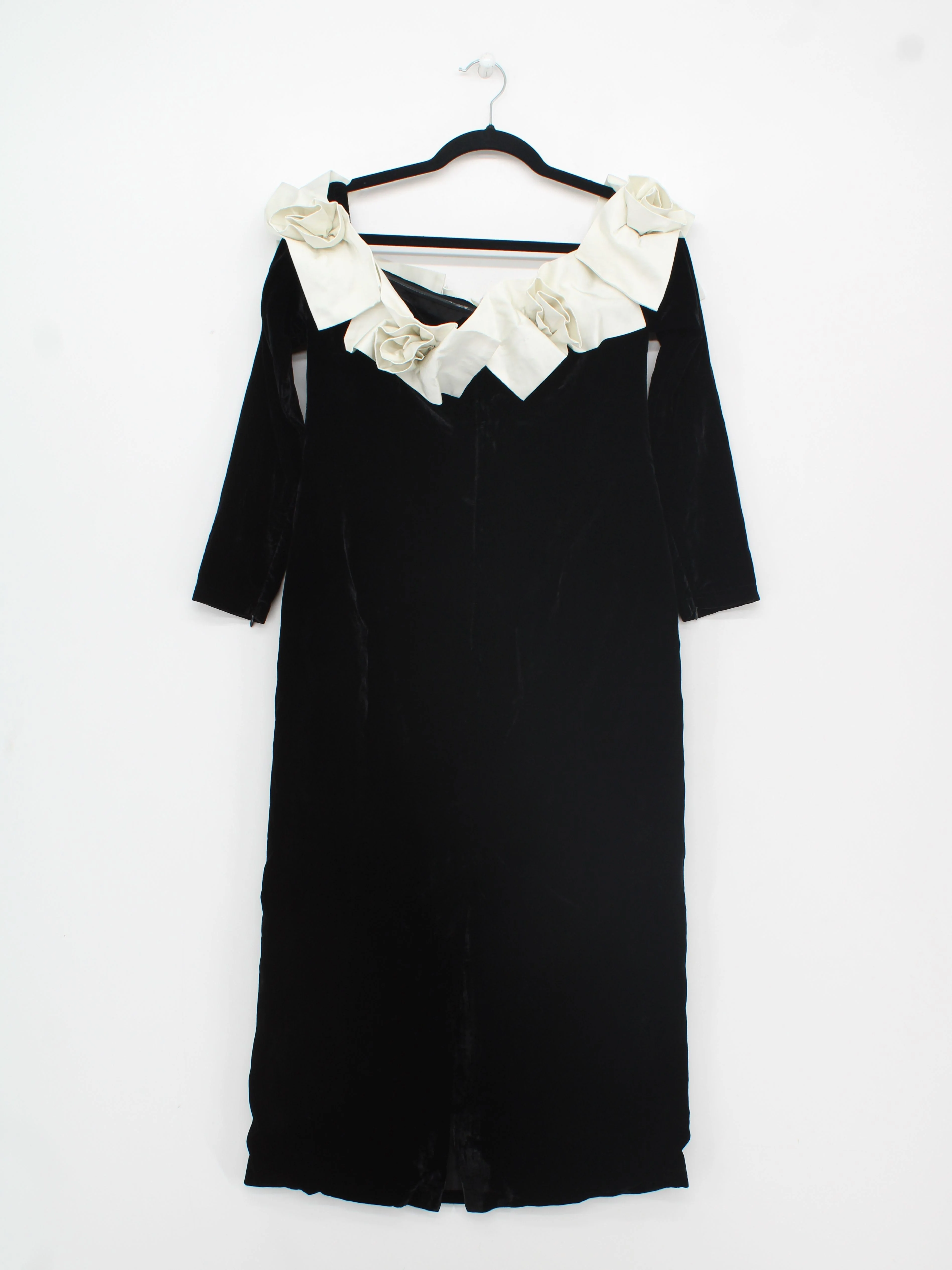Karen Millen Bodycon Midi Dress UK12 in Black RRP £179 - Image 2