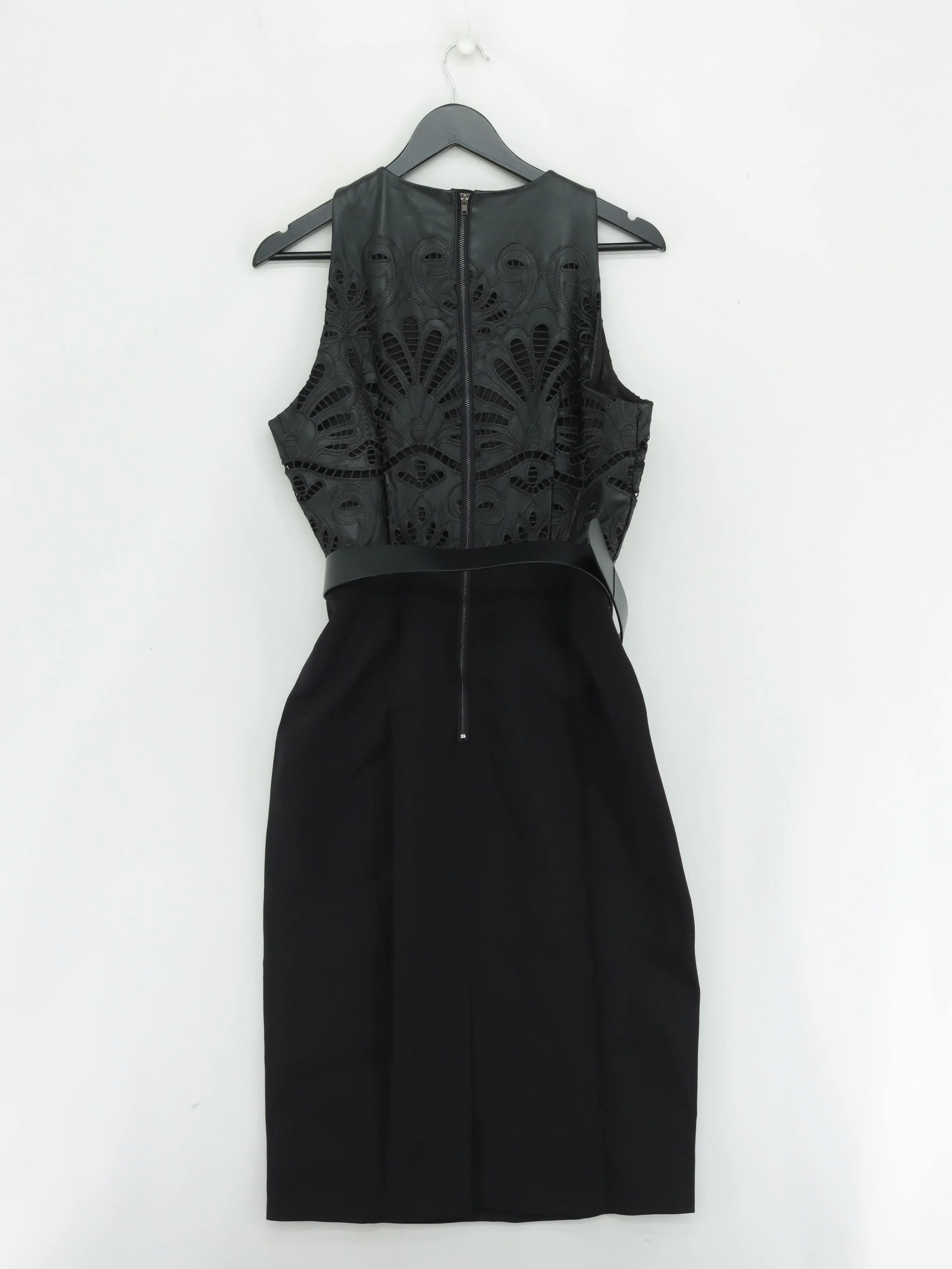 Karen Millen Bodycon Midi Dress UK12 in Black RRP £189 - Image 2