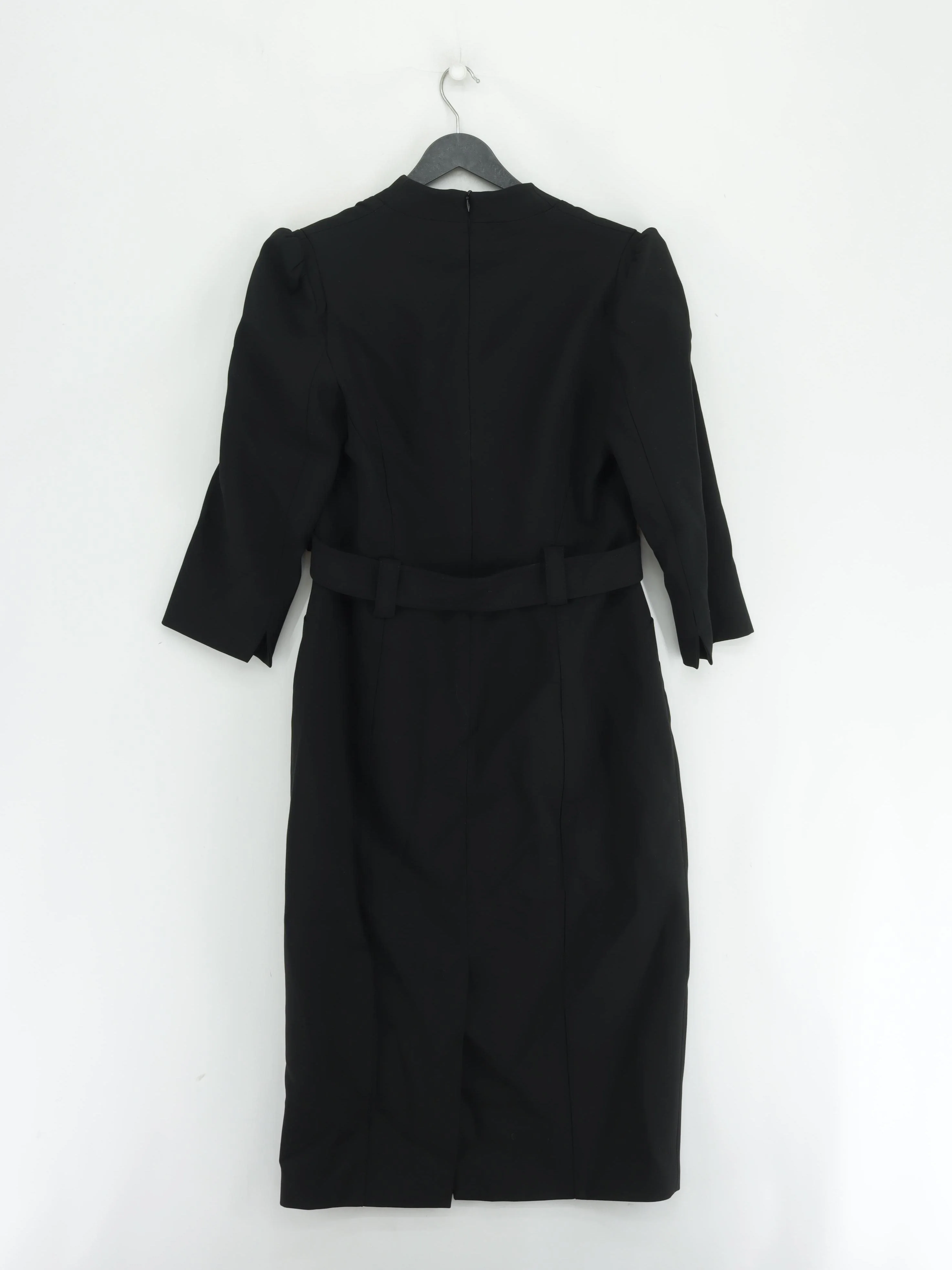 Karen Millen Bodycon Midi Dress UK12 in Black RRP £199 - Image 2