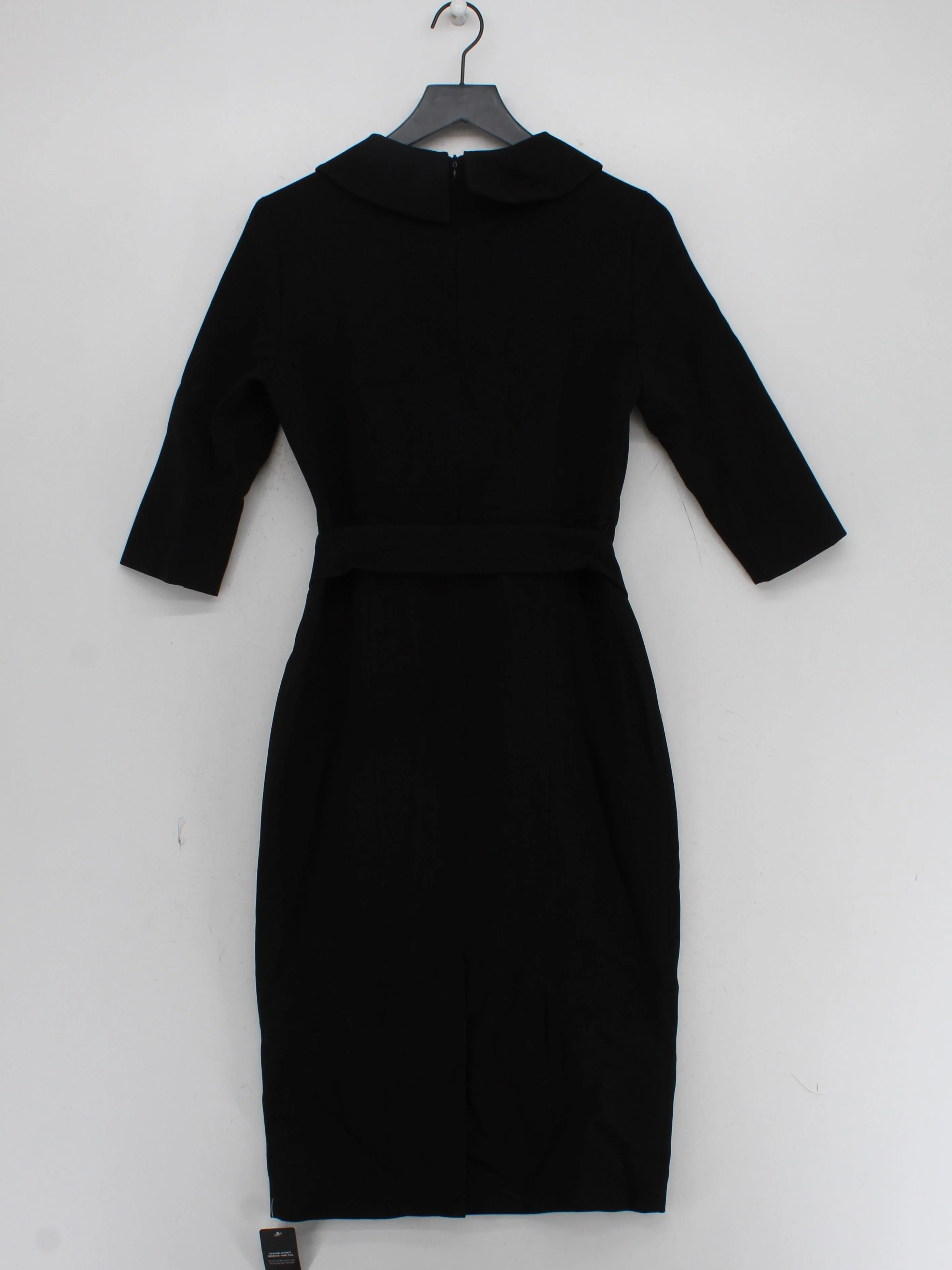 Karen Millen Bodycon Midi Dress UK12 in Black RRP £199 - Image 2