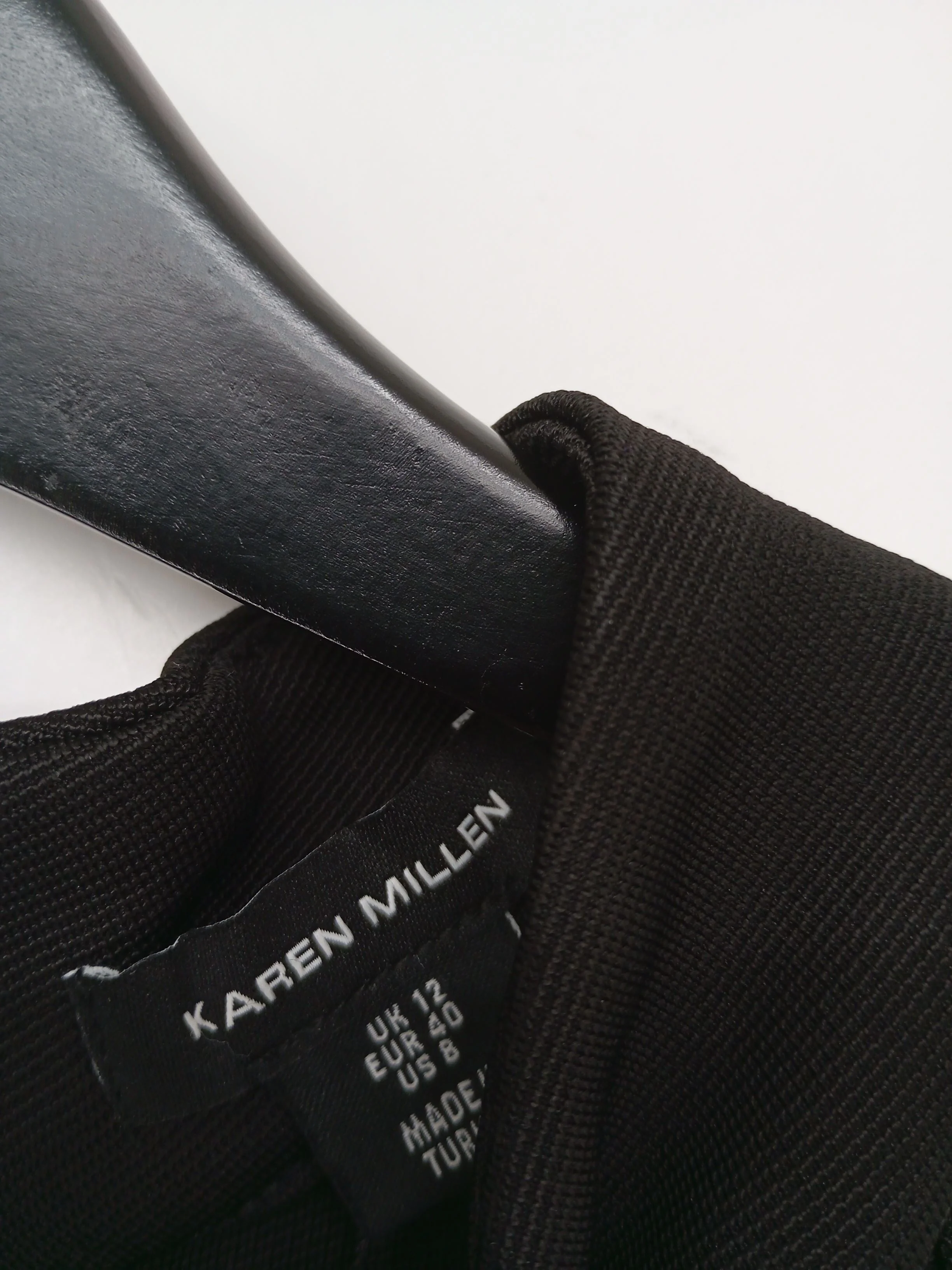 Karen Millen Bodycon Midi Dress UK12 in Black RRP £249 - Image 5