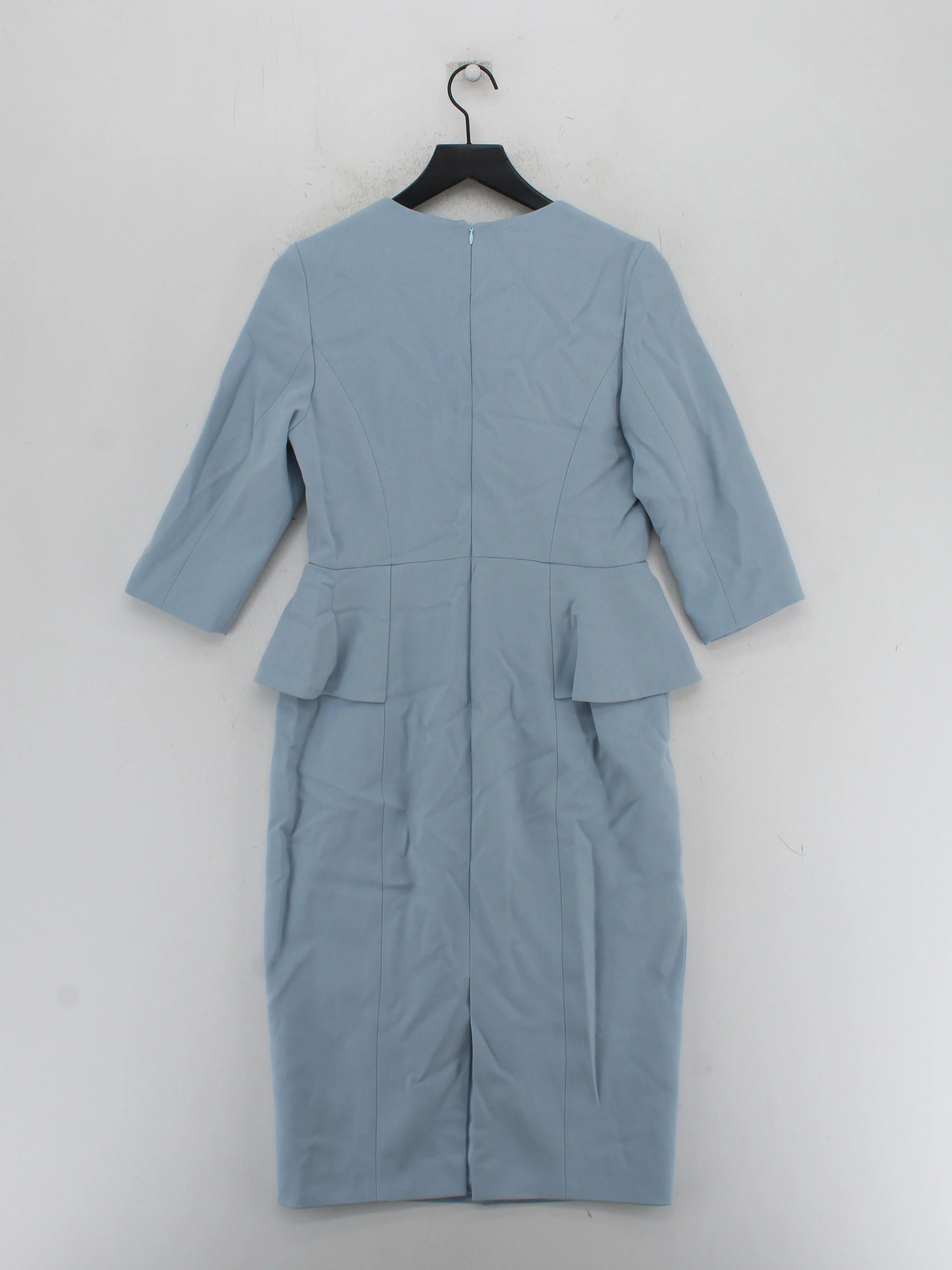 Karen Millen Bodycon Midi Dress UK12 in Blue RRP £239 - Image 2