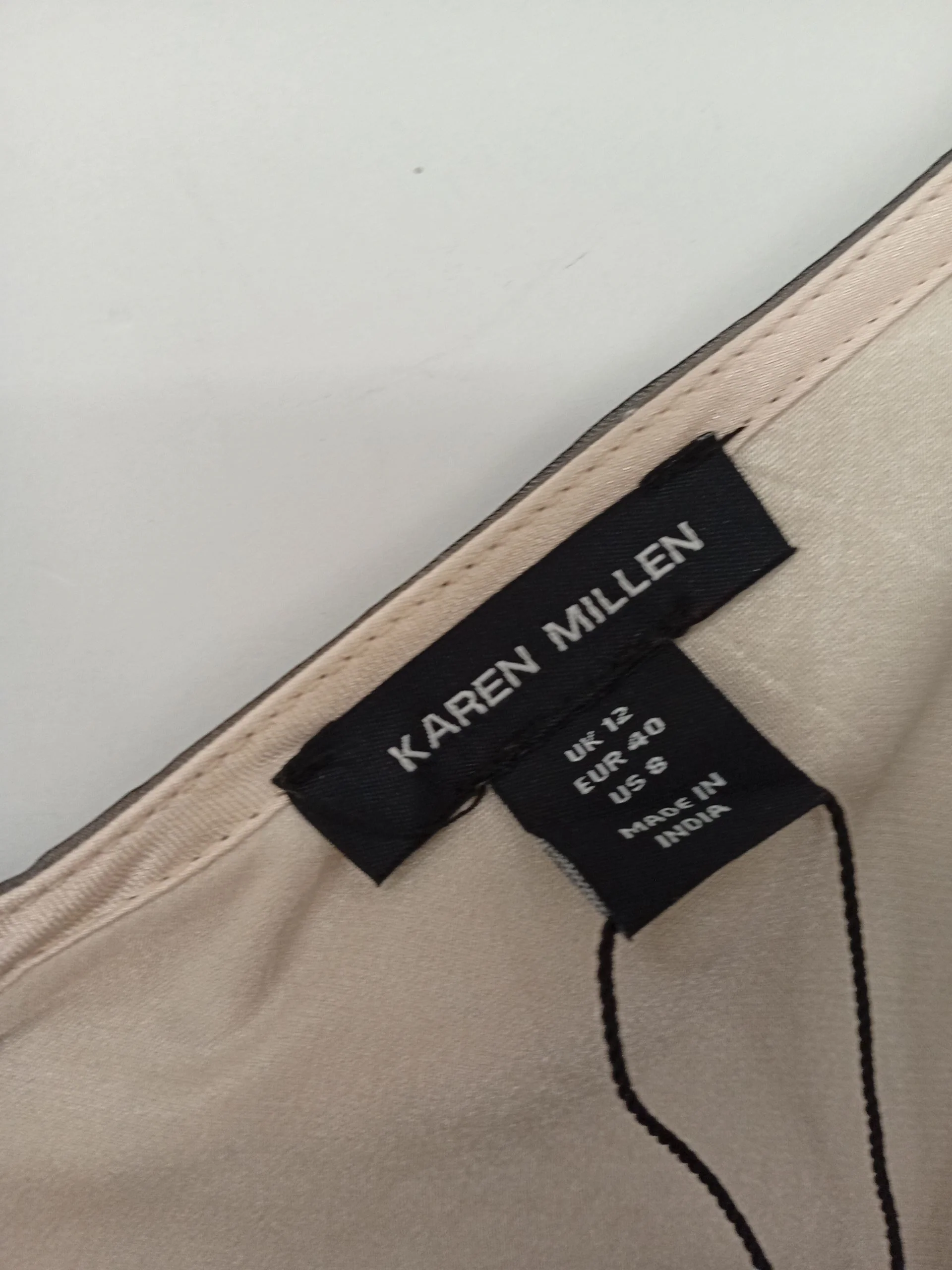 Karen Millen Bodycon Midi Dress UK12 in Brown RRP £229 - Image 6