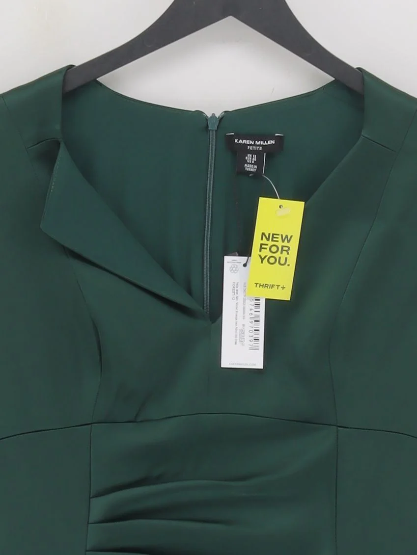 Karen Millen Bodycon Midi Dress UK12 in Green RRP £229 - Image 3