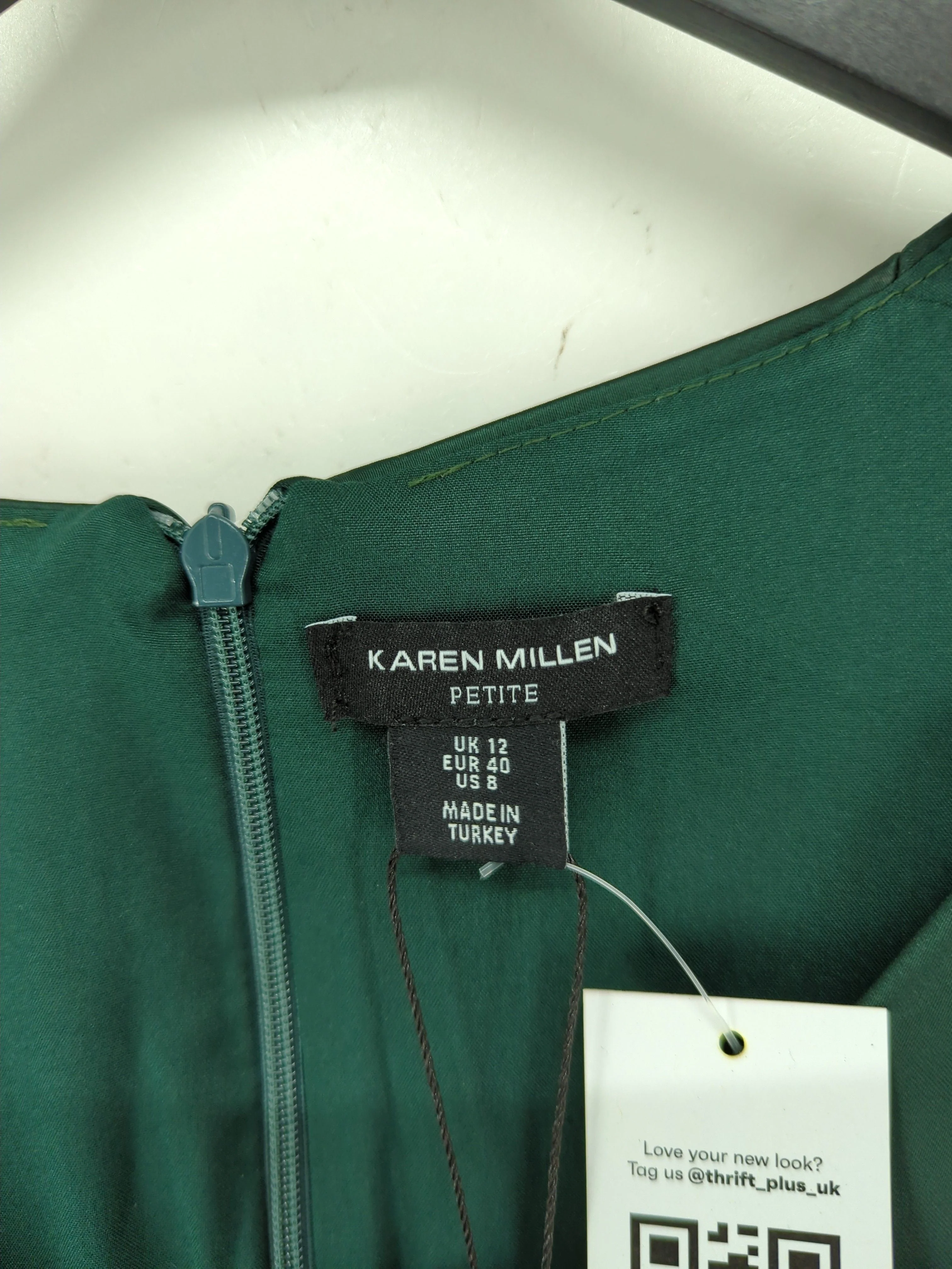 Karen Millen Bodycon Midi Dress UK12 in Green RRP £229 - Image 5