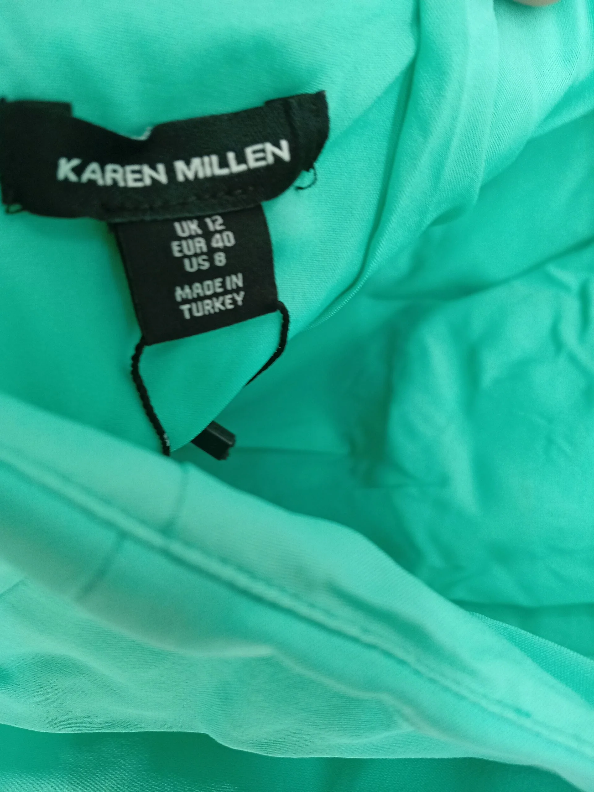 Karen Millen Bodycon Midi Dress UK12 in Green RRP £229 - Image 7