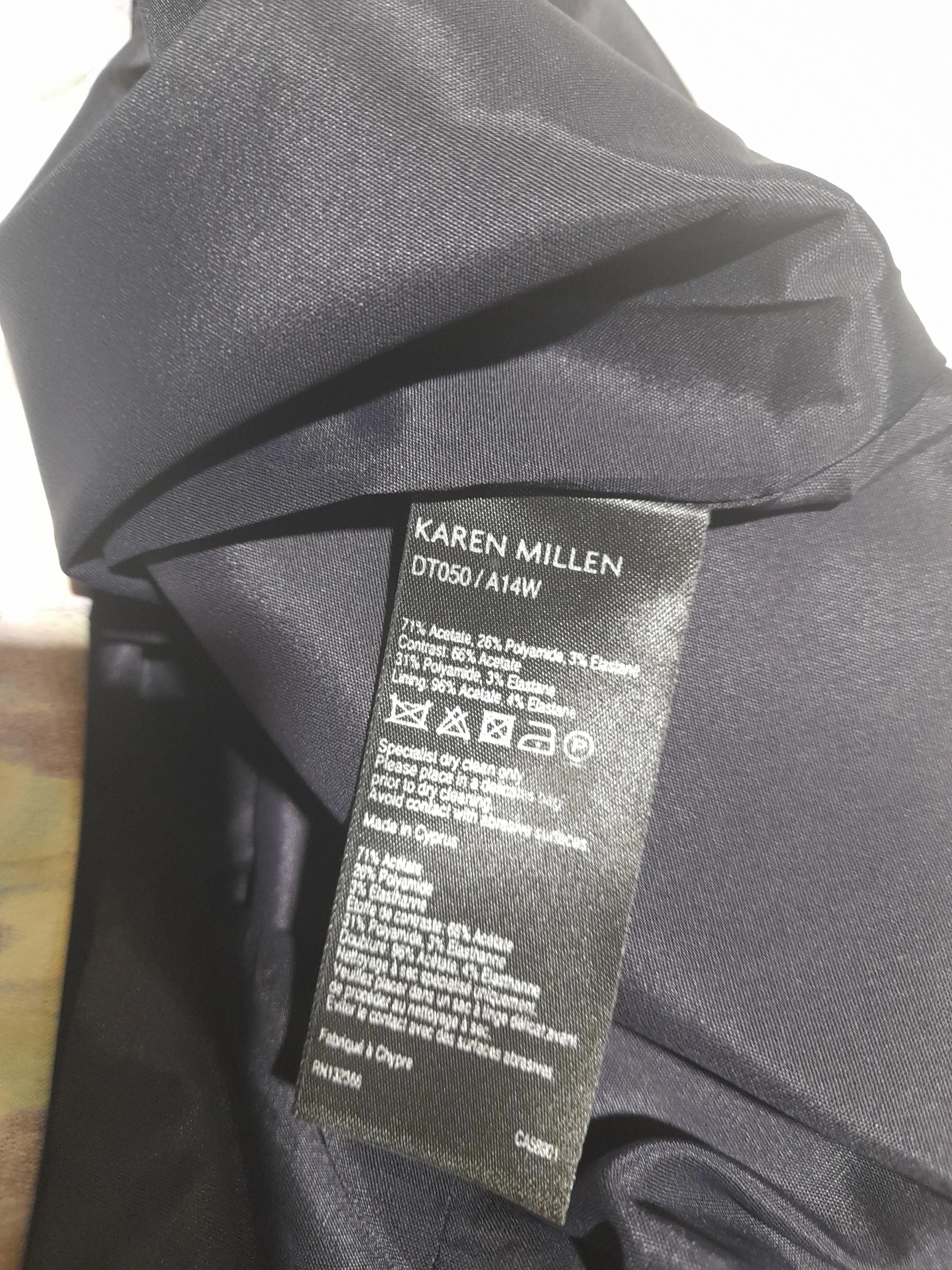 Karen Millen Bodycon Midi Dress UK12 in Multi - Image 7
