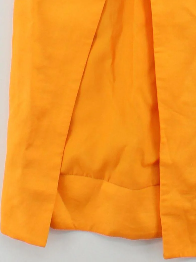 Karen Millen Bodycon Midi Dress UK12 in Orange RRP £219 - Image 4