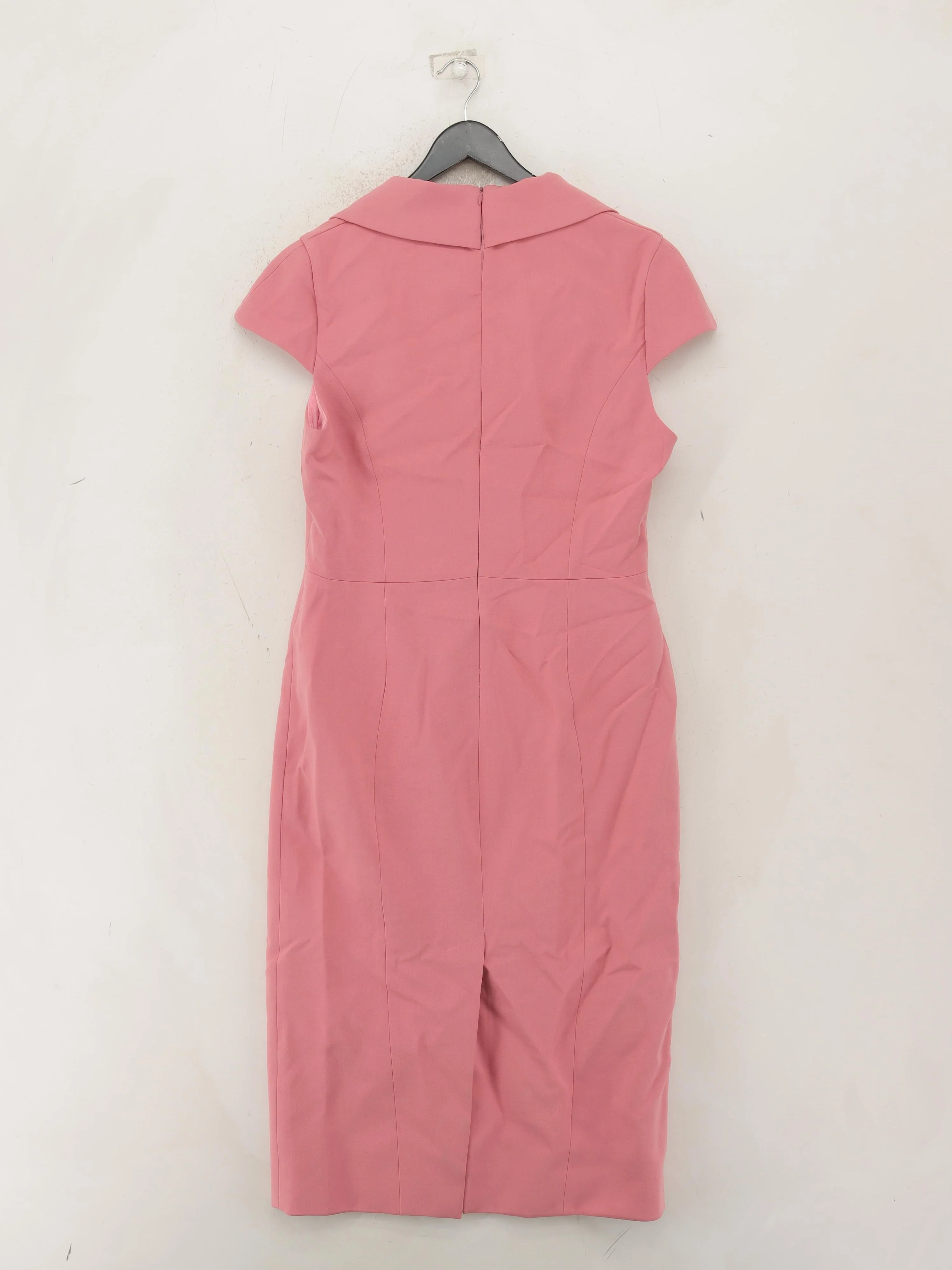 Karen Millen Bodycon Midi Dress UK12 in Pink RRP £219 - Image 2