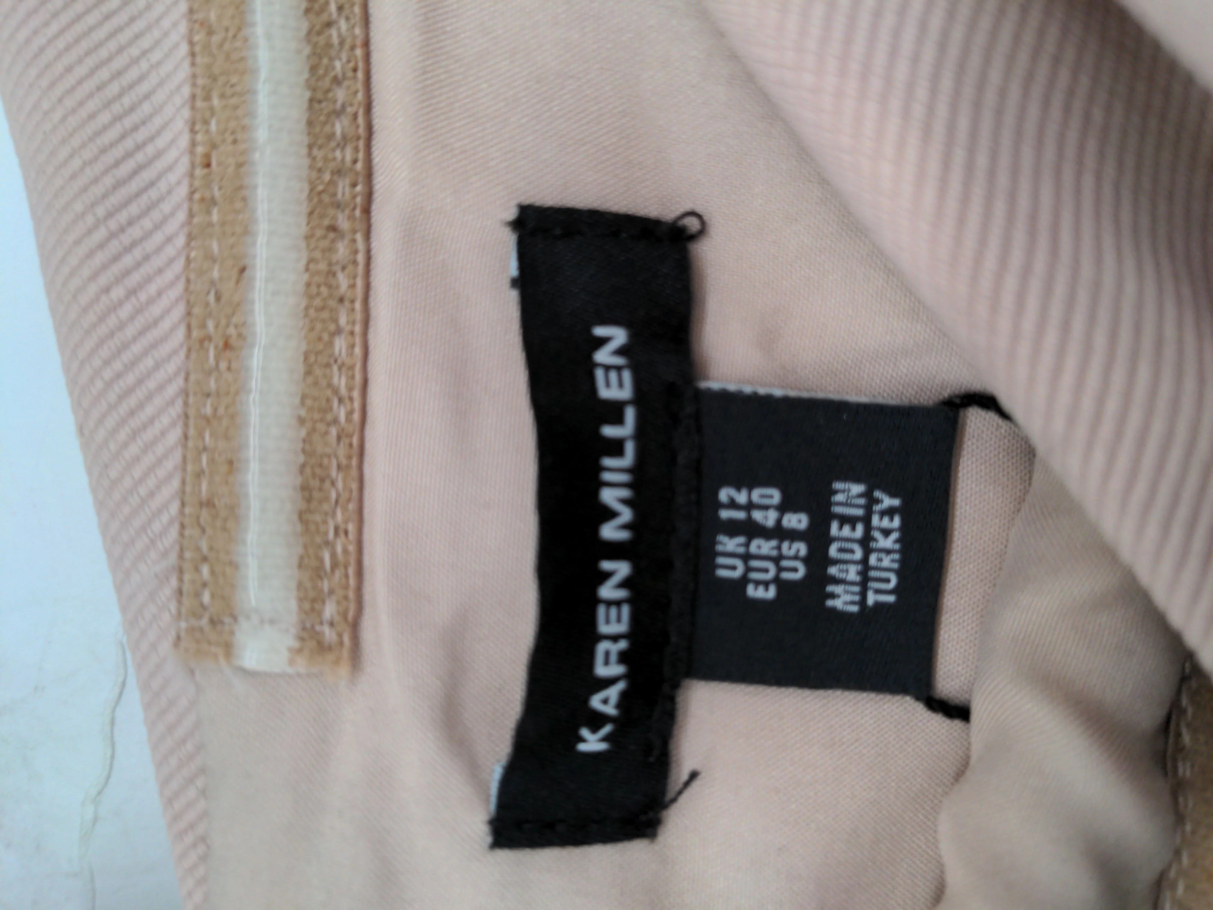 Karen Millen Bodycon Midi Dress UK12 in Pink RRP £229 - Image 5