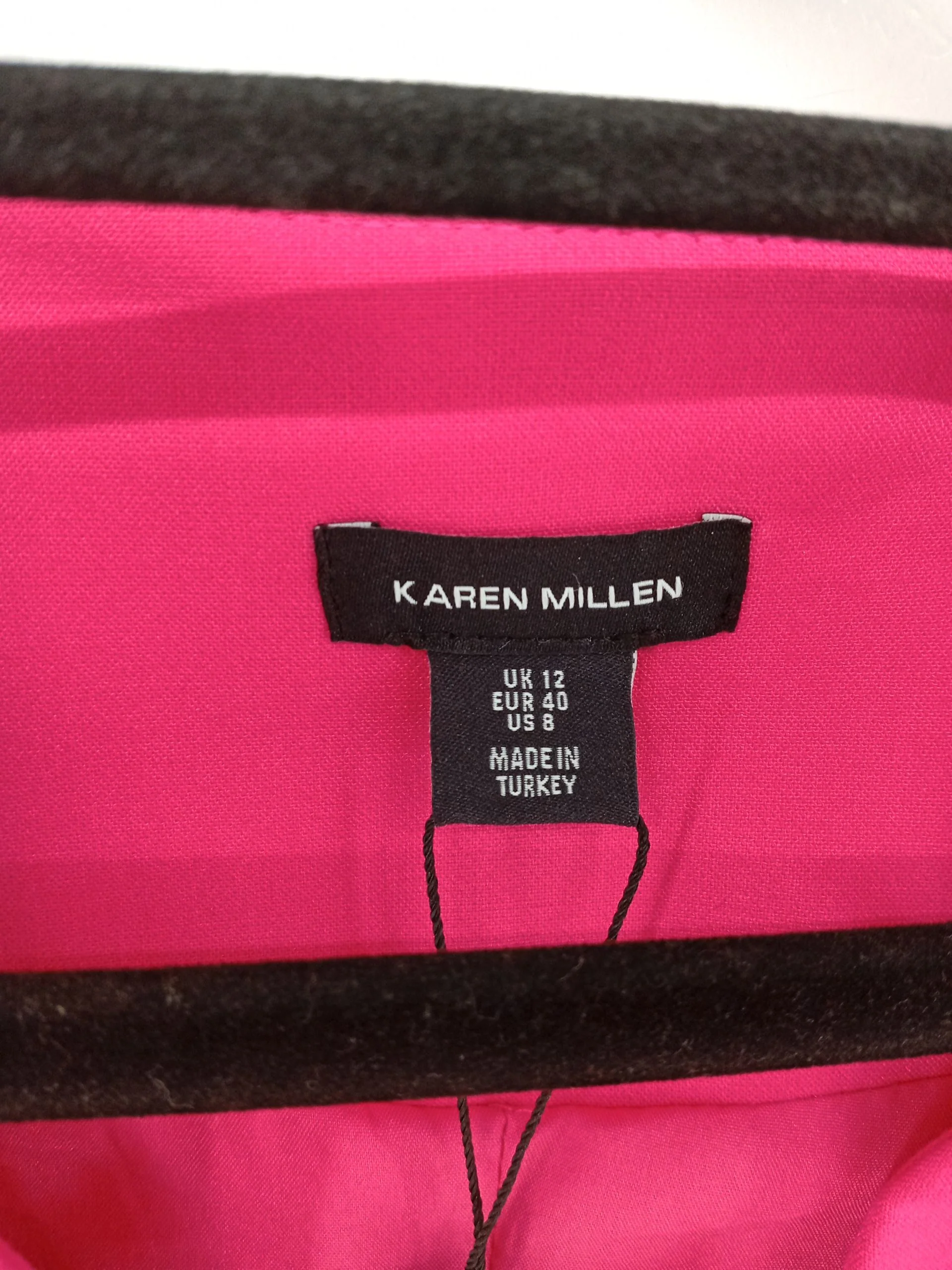 Karen Millen Bodycon Midi Dress UK12 in Pink RRP £229 - Image 6