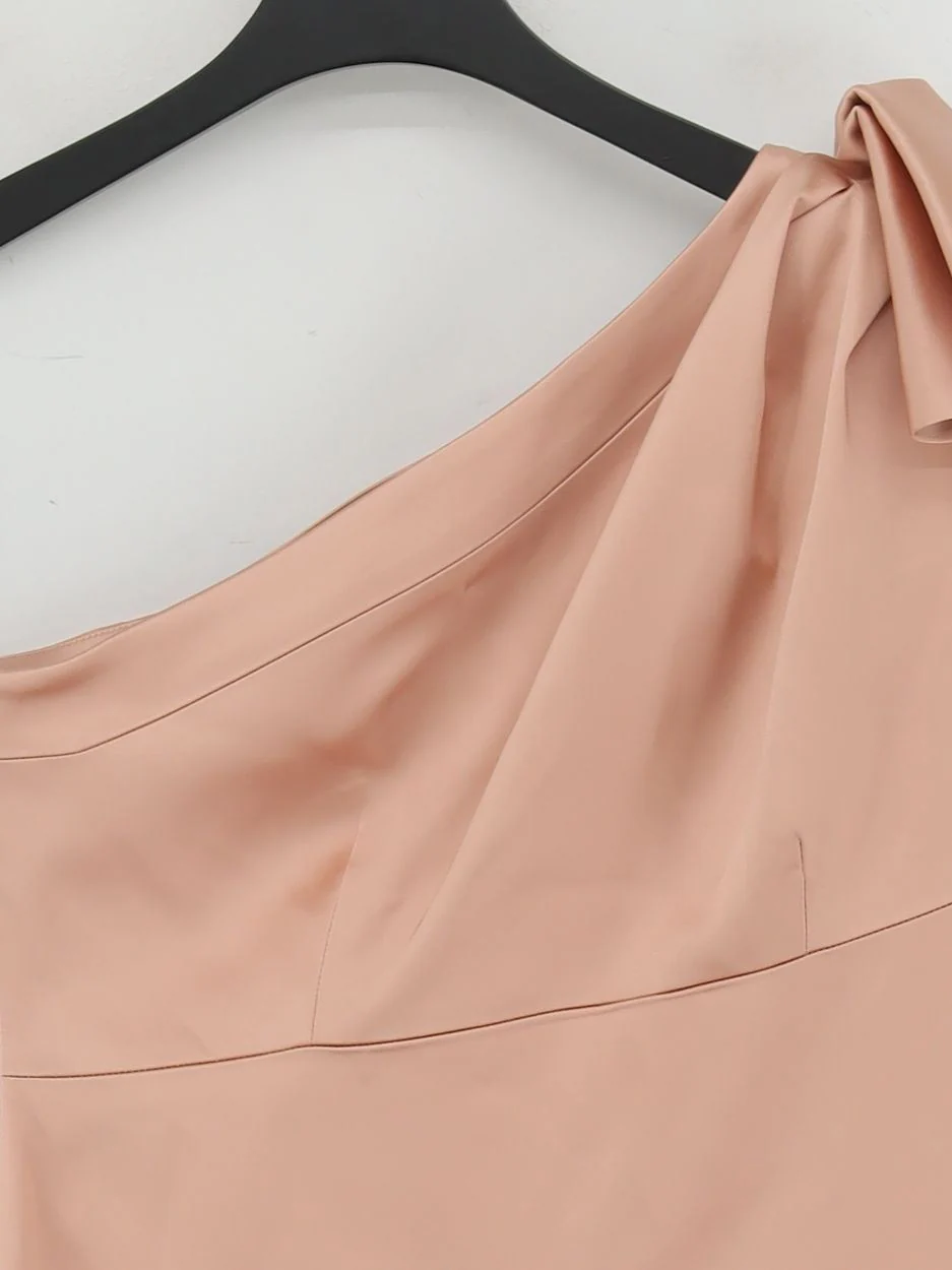 Karen Millen Bodycon Midi Dress UK12 in Pink RRP £279 - Image 3