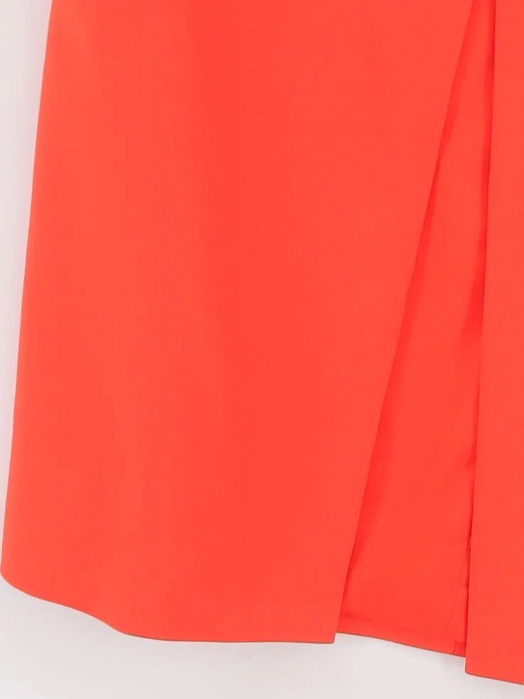 Karen Millen Bodycon Midi Dress UK12 in Red RRP £229 - Image 4
