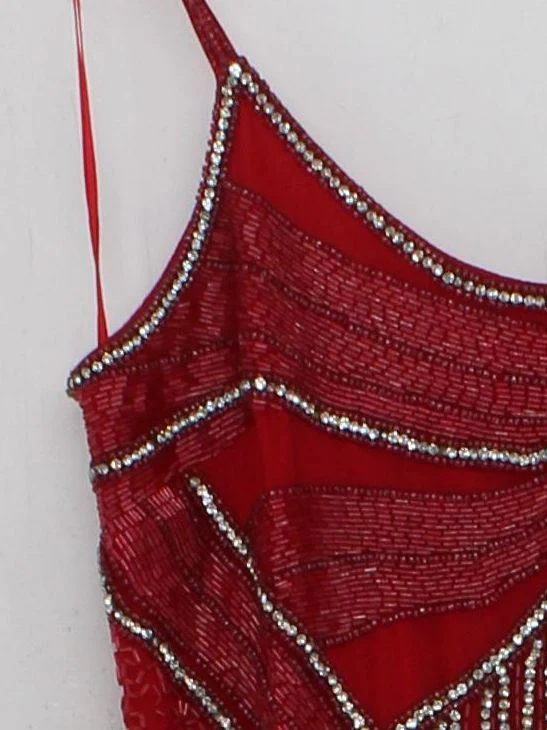 Karen Millen Bodycon Midi Dress UK12 in Red RRP £479 - Image 4