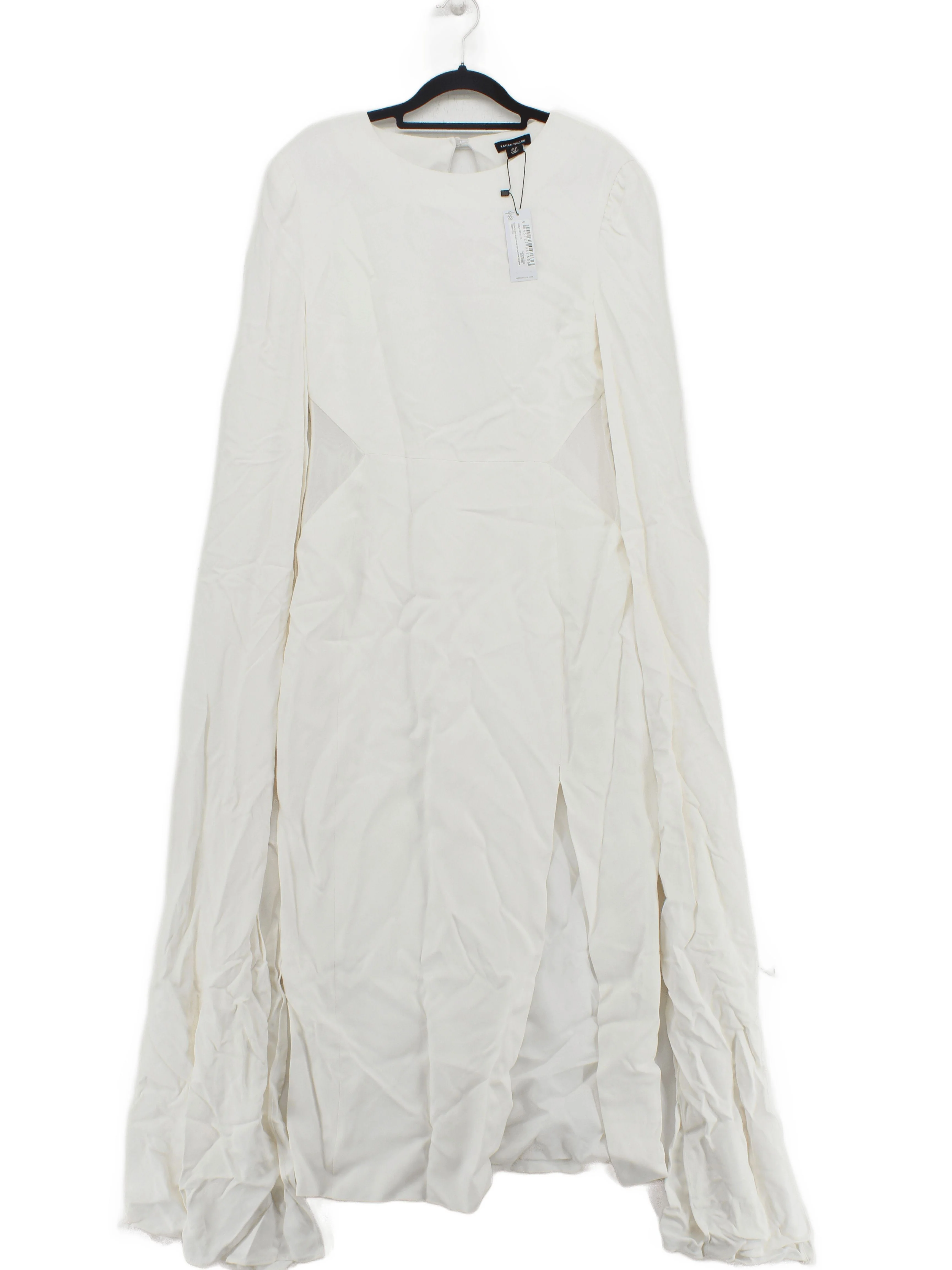 Karen Millen Bodycon Midi Dress UK12 in White RRP £279