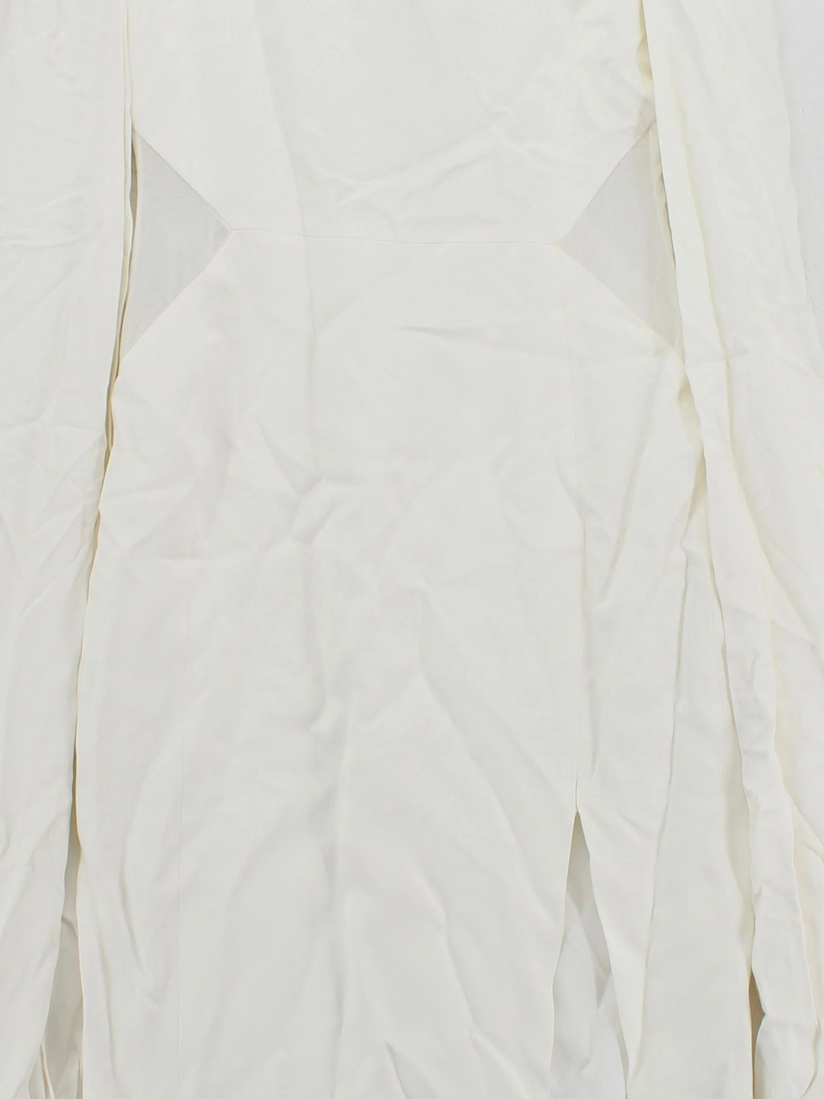 Karen Millen Bodycon Midi Dress UK12 in White RRP £279 - Image 3
